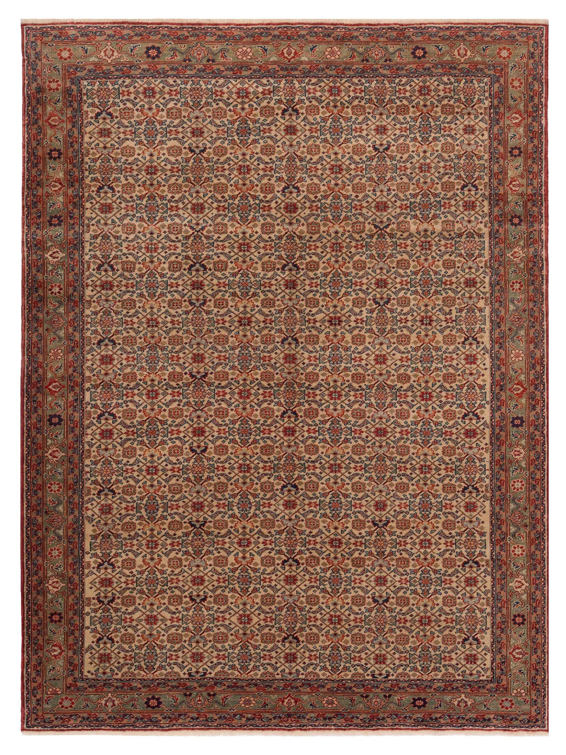 Pasha Antique Loom  Ivory Sage Green Traditional