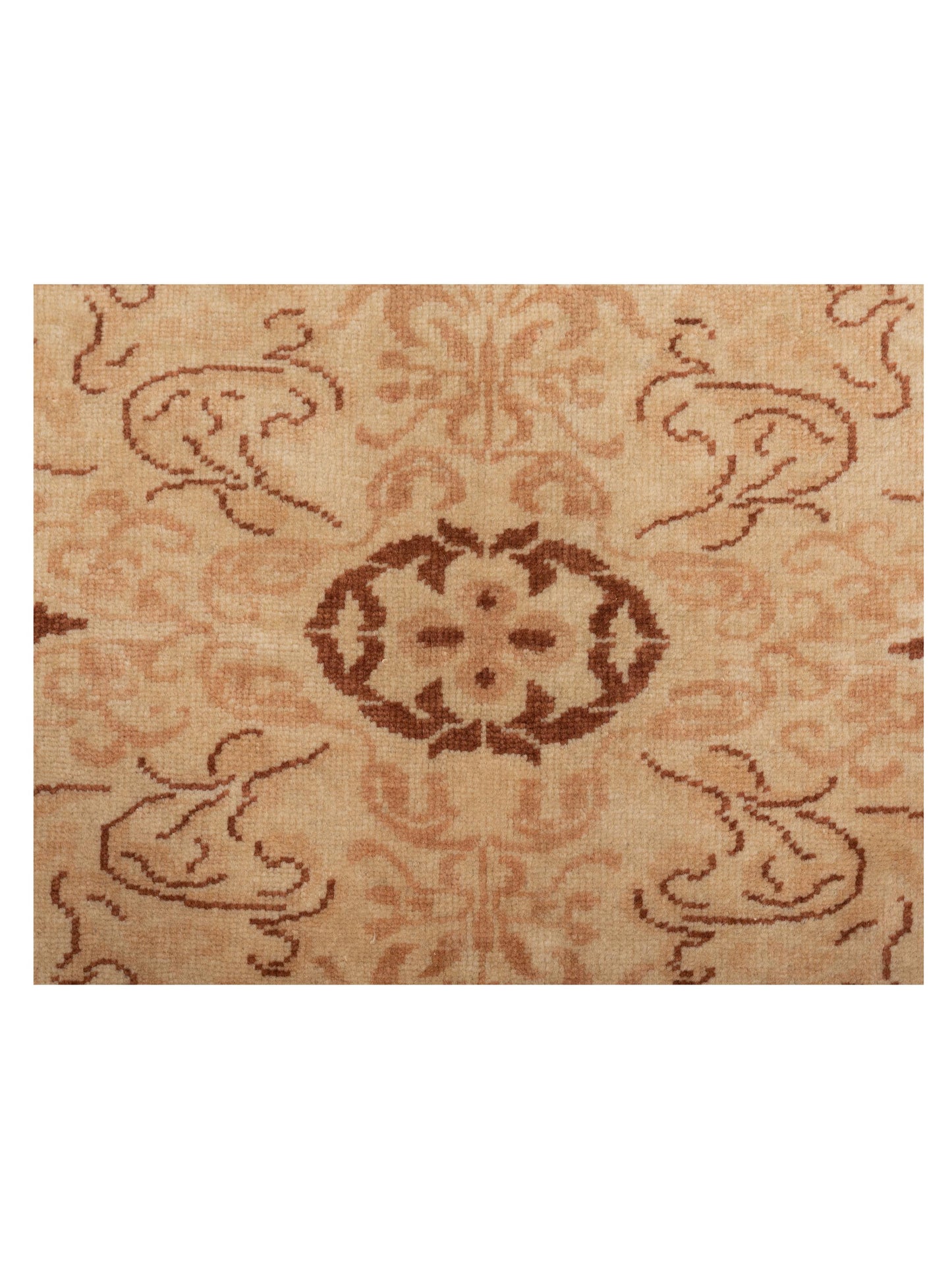 Antique Loom 117198 Beige Beige 6.8x9.7 Hand Knotted Rug