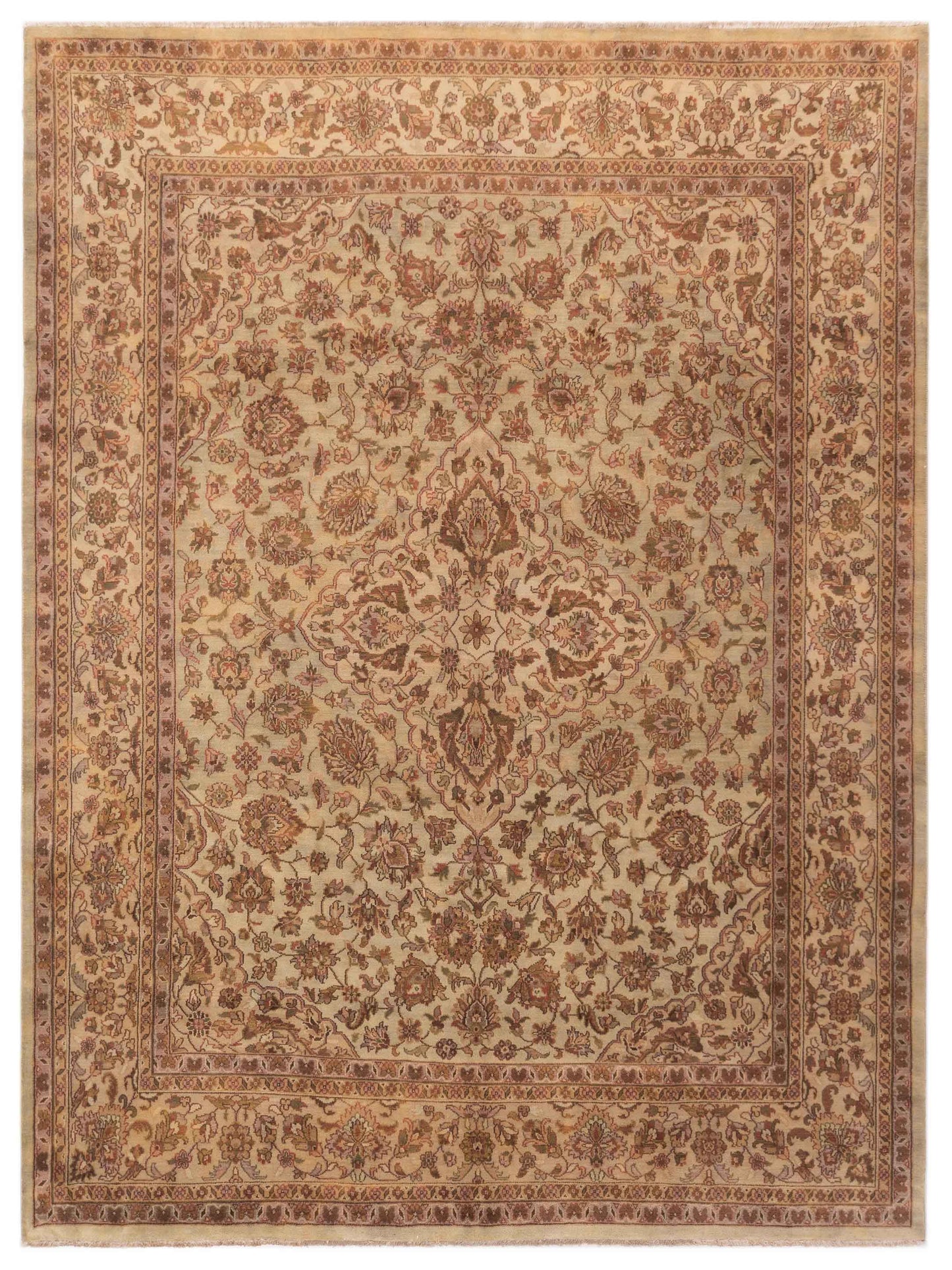 Rajpur Jahan  Beige Ivory Traditional
