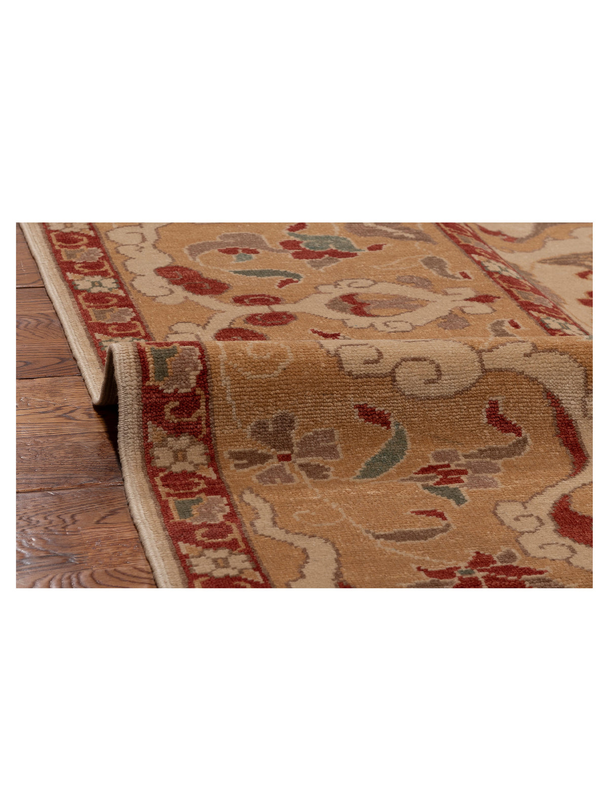 Antique Loom 104466 Ivory Gold 10.5x14.2 Hand Knotted Rug