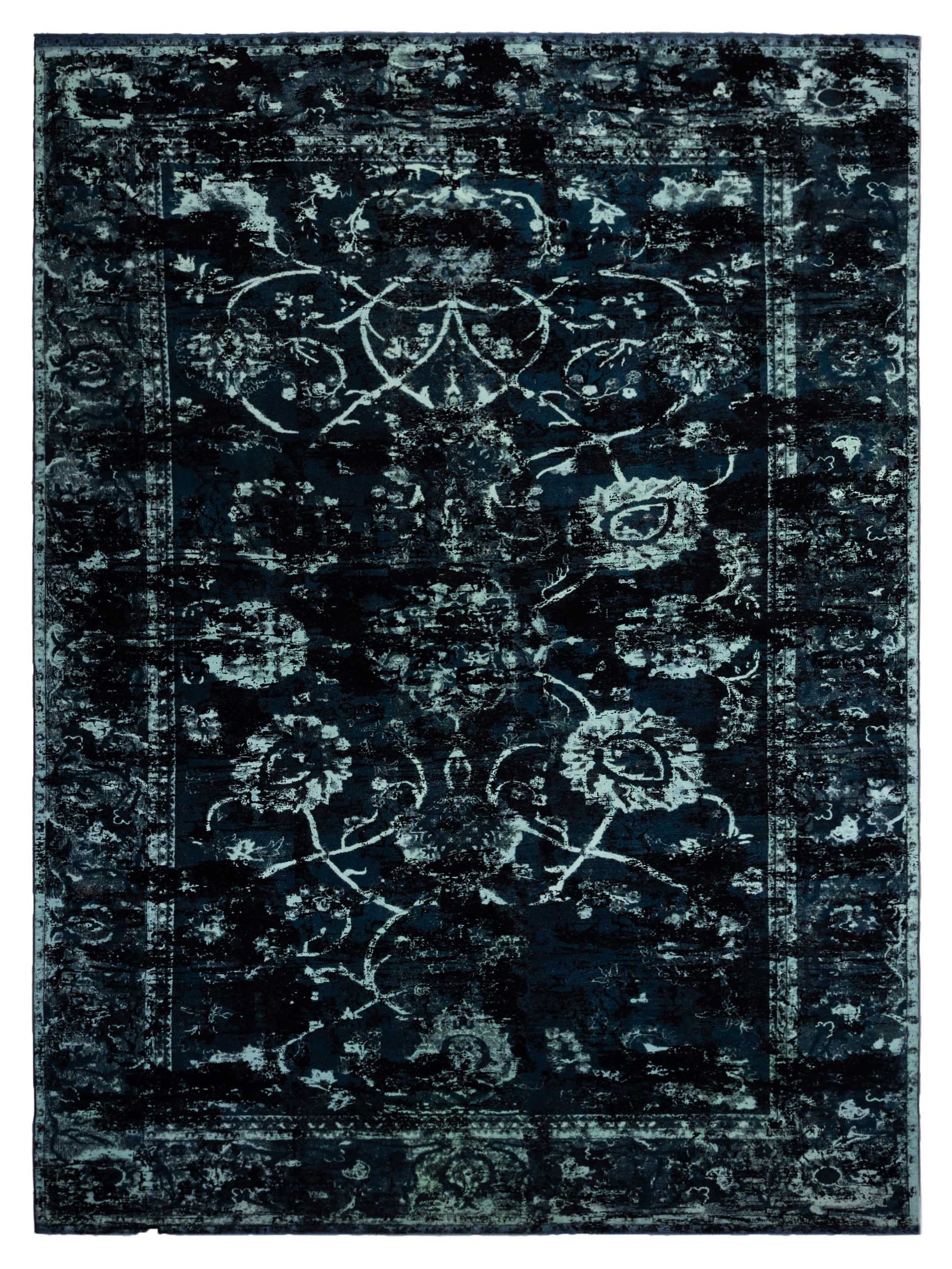 Pasha Vintage  Teal  Contemporary