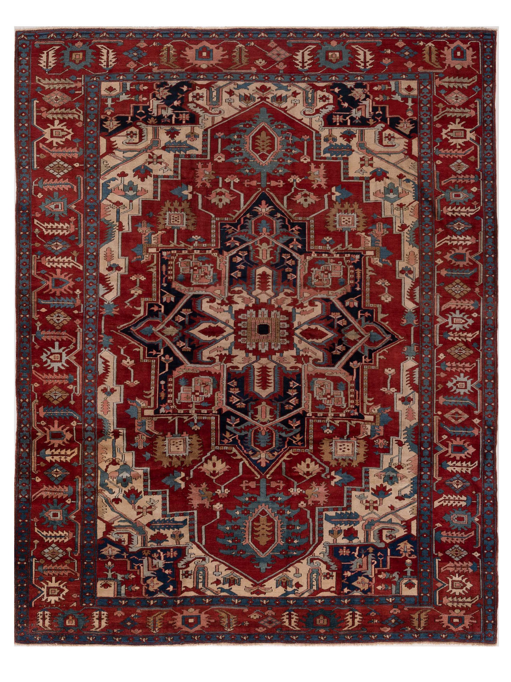 Pasha Persian Antique  Red Red Traditional