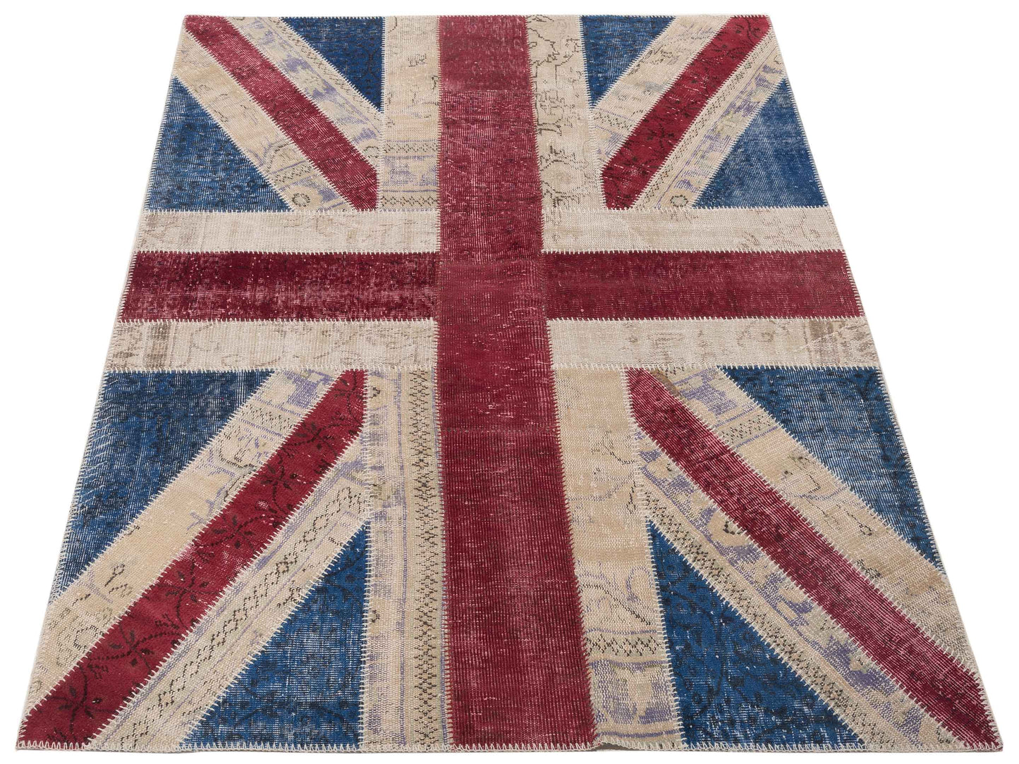 Turkish Vestige Patchwork 114925 Multi Multi 5.7x7.11 Hand Knotted Rug