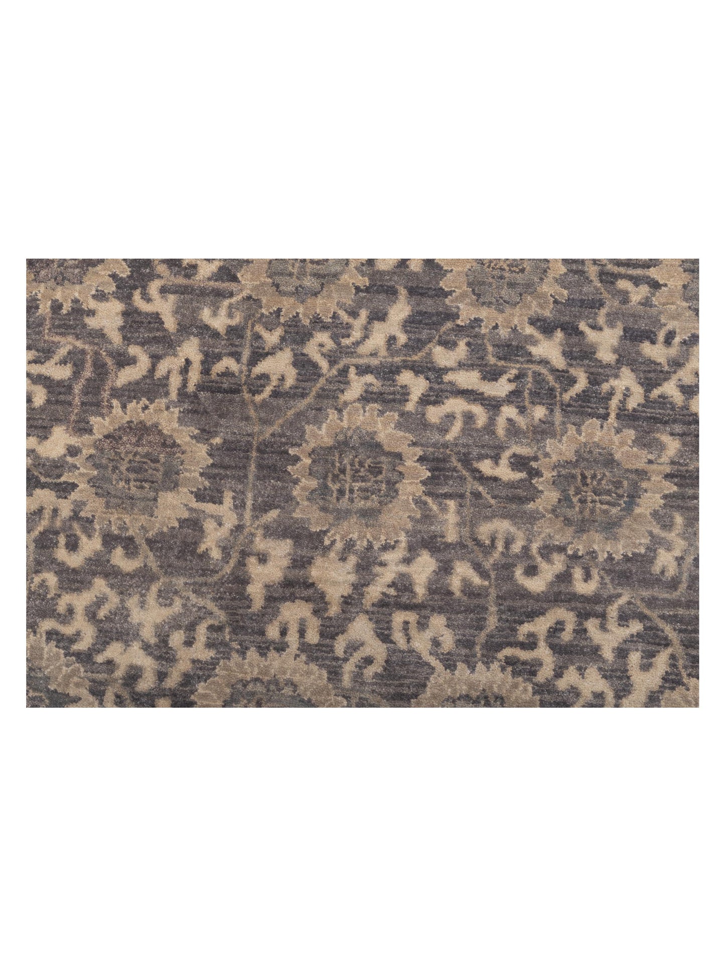 Tibetino 119236 Gray 8.1x9.9 Hand Knotted Rug