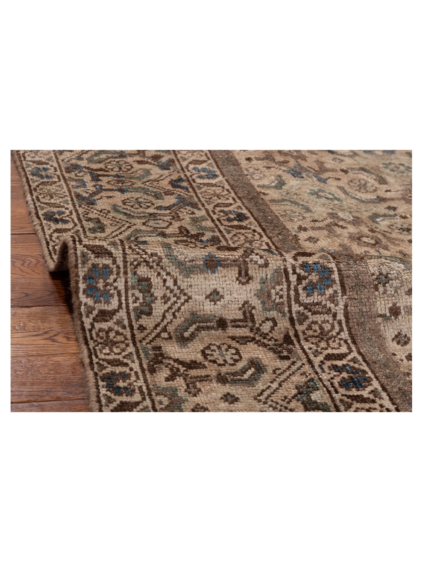 Persian 153635 Brown Brown 8.10x11.11 Hand Knotted Rug