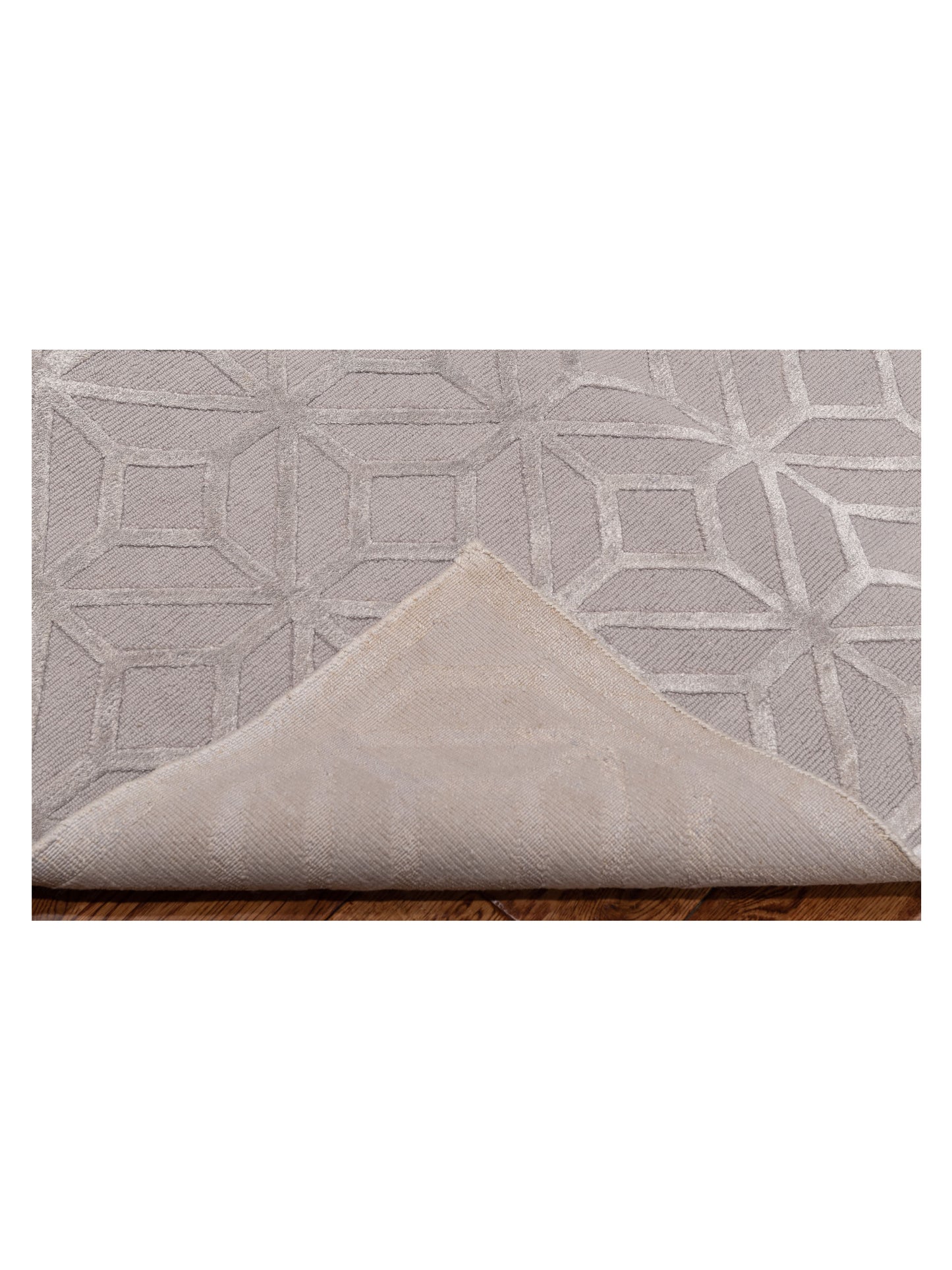 Tibetino 127512 Gray 9.11x14.1 Hand Knotted Rug