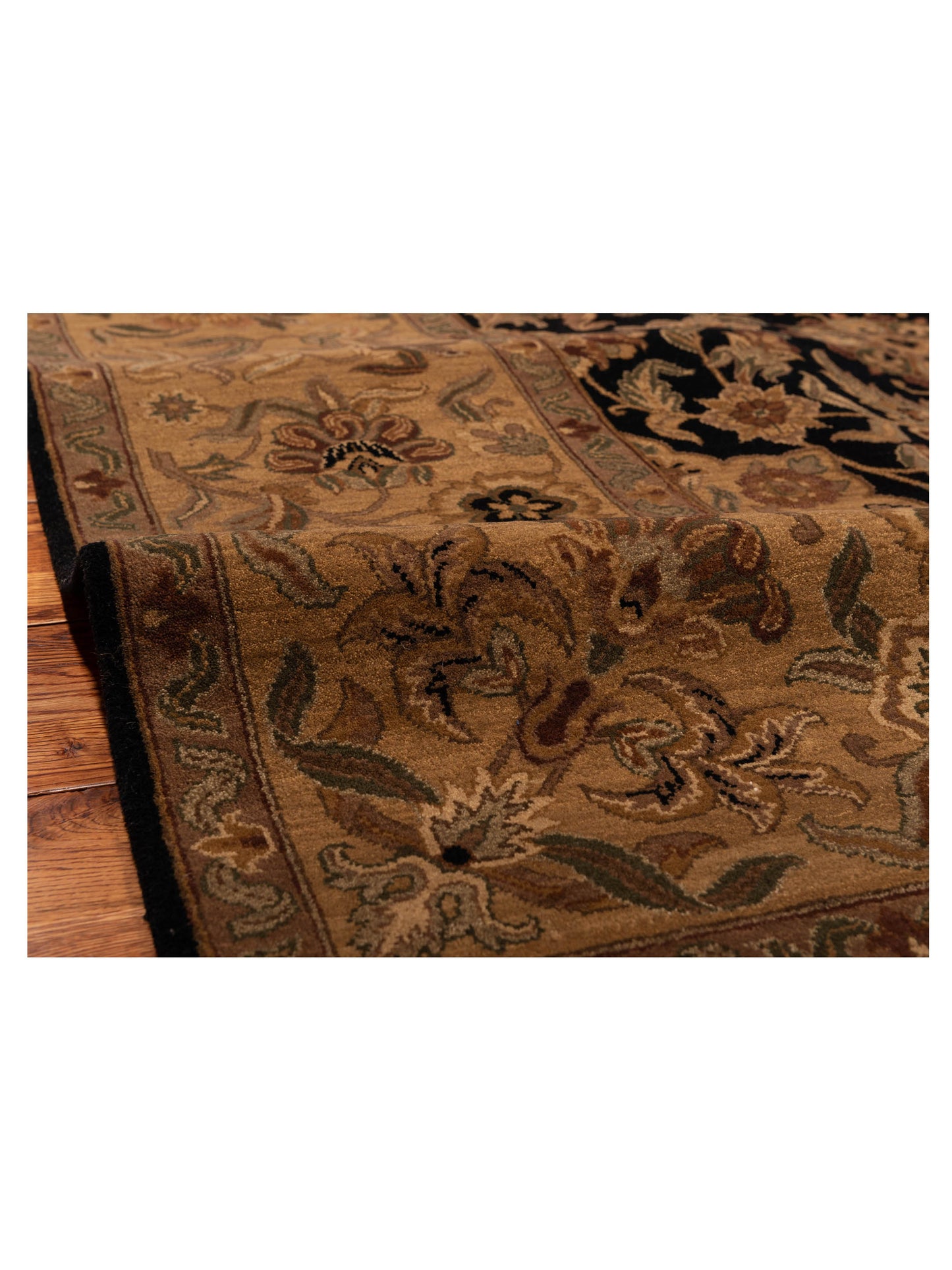 Jahan 84210 Black Gold 9.3x12 Hand Knotted Rug