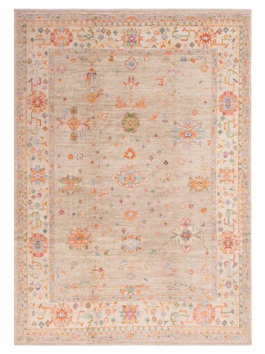 Anadol Angora Oushak  Gray Ivory Traditional