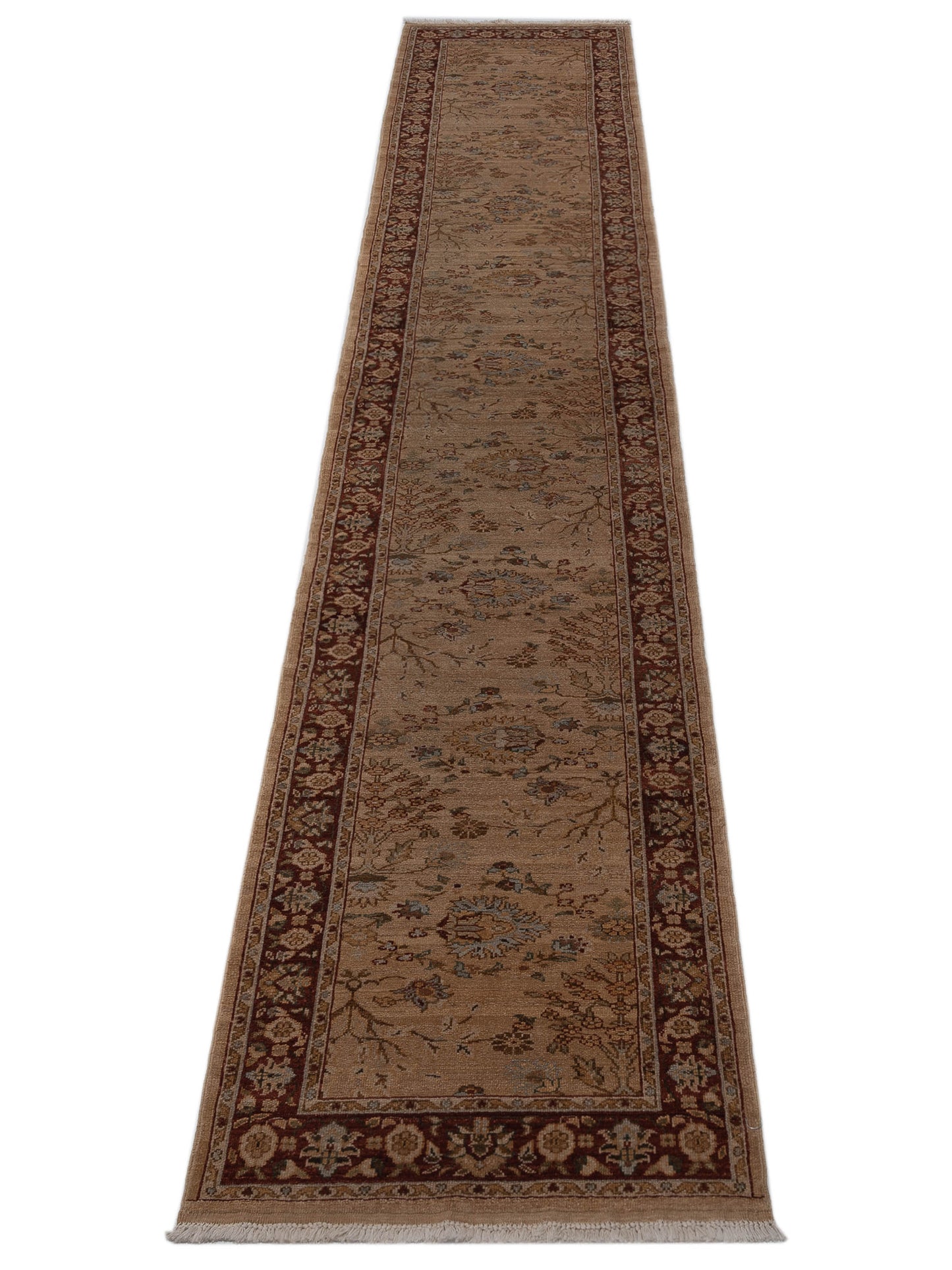 Narin Gold Burgundy