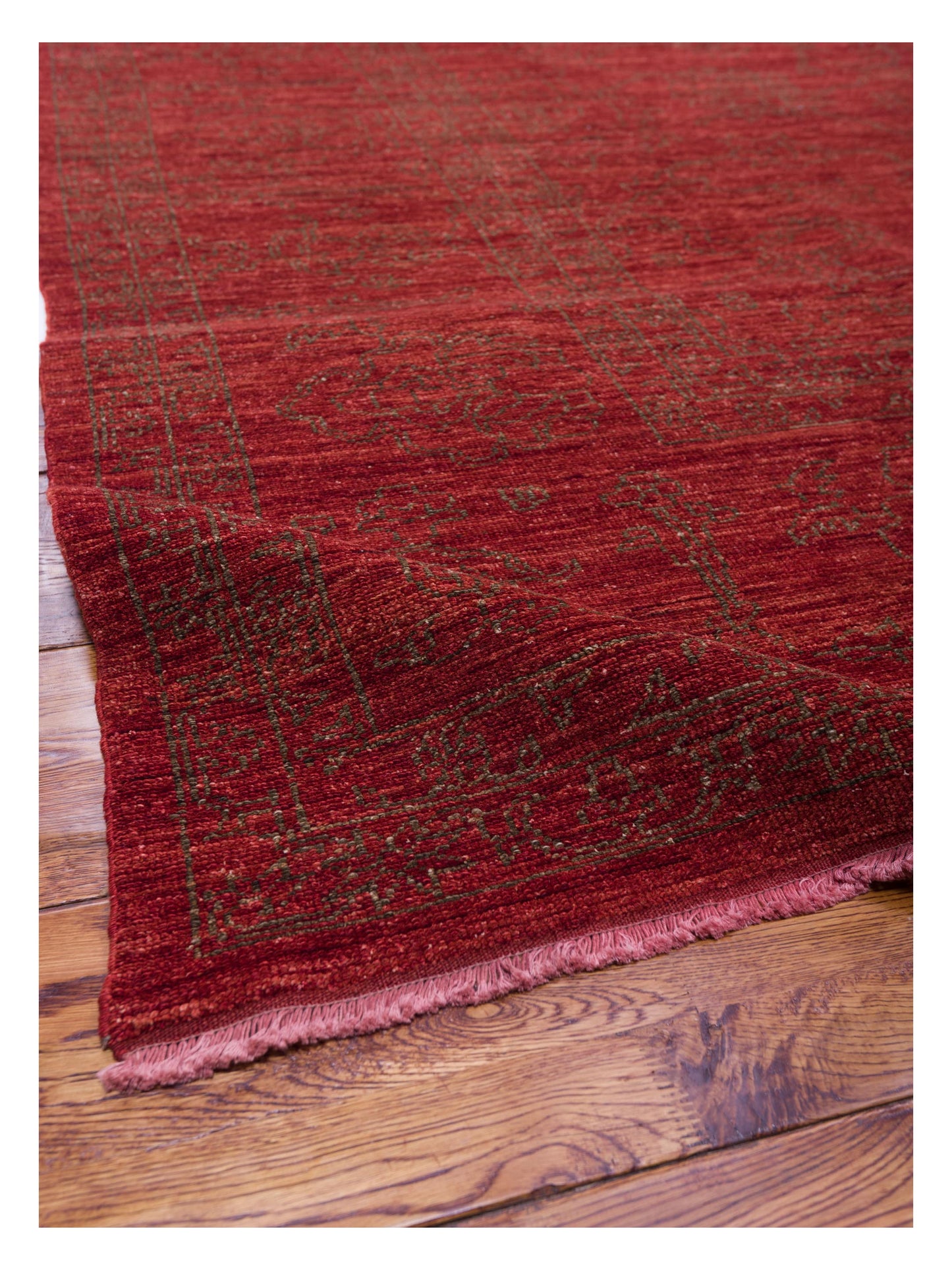 Defne Opal Red Dark Brown 10.2x13.8 Hand Knotted Rug