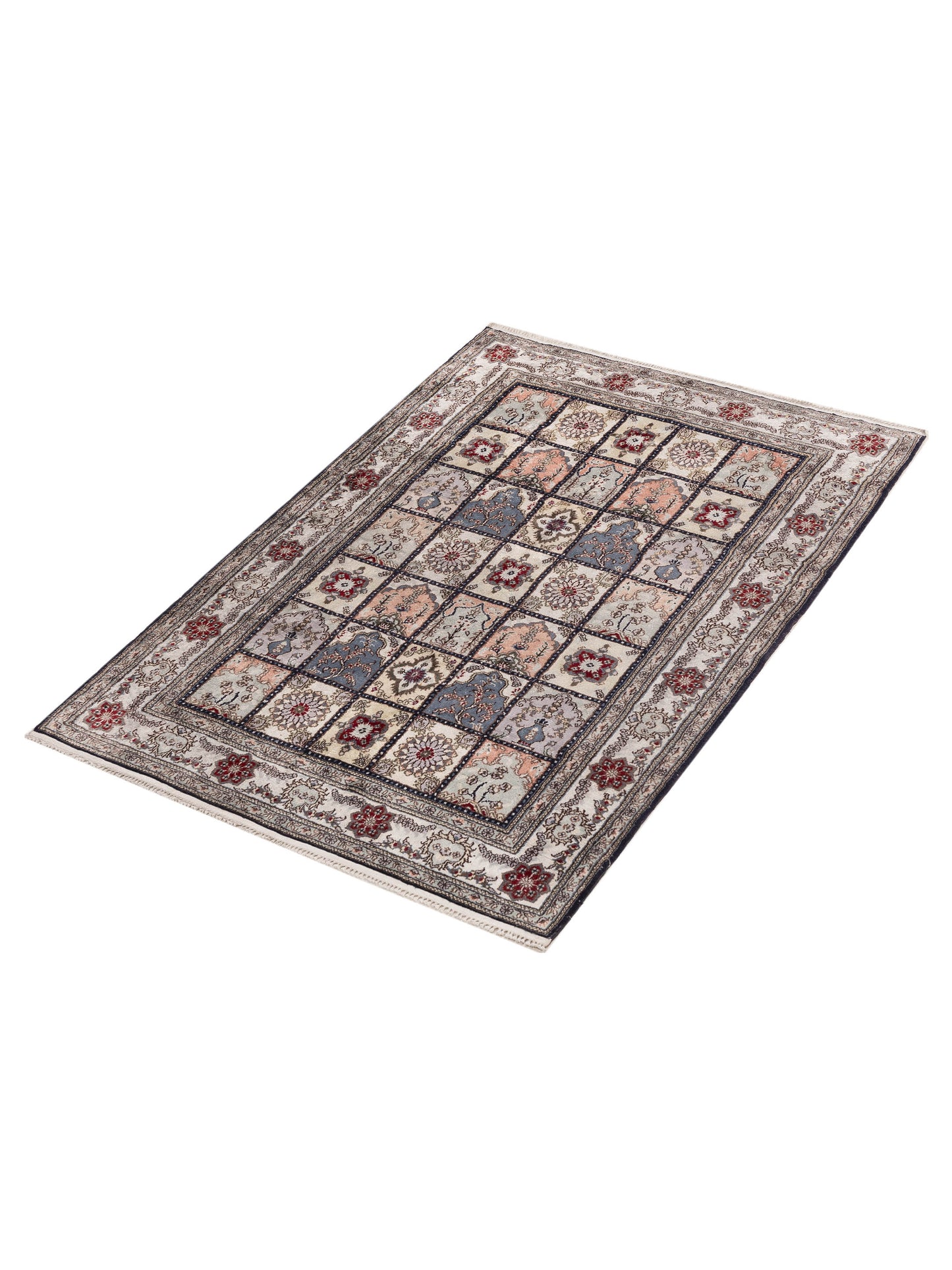 Dazzle 153726 Multi Multi 4.1x6 Hand Knotted Rug
