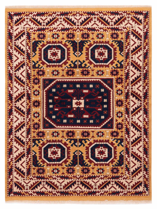 Pasha Turkish Shirwan  Gold Ivory Traditional