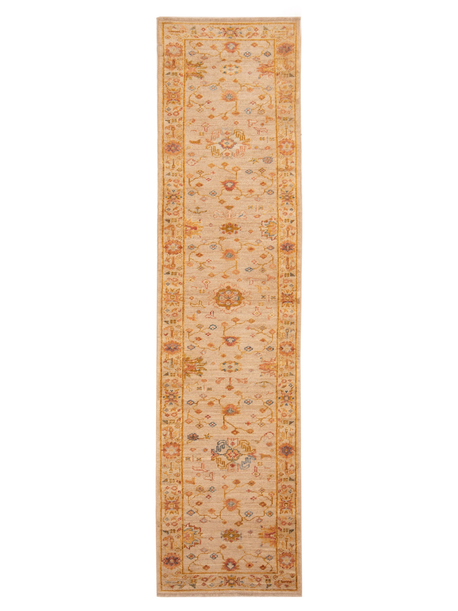 Anadol Angora Oushak  Ivory Silver Traditional