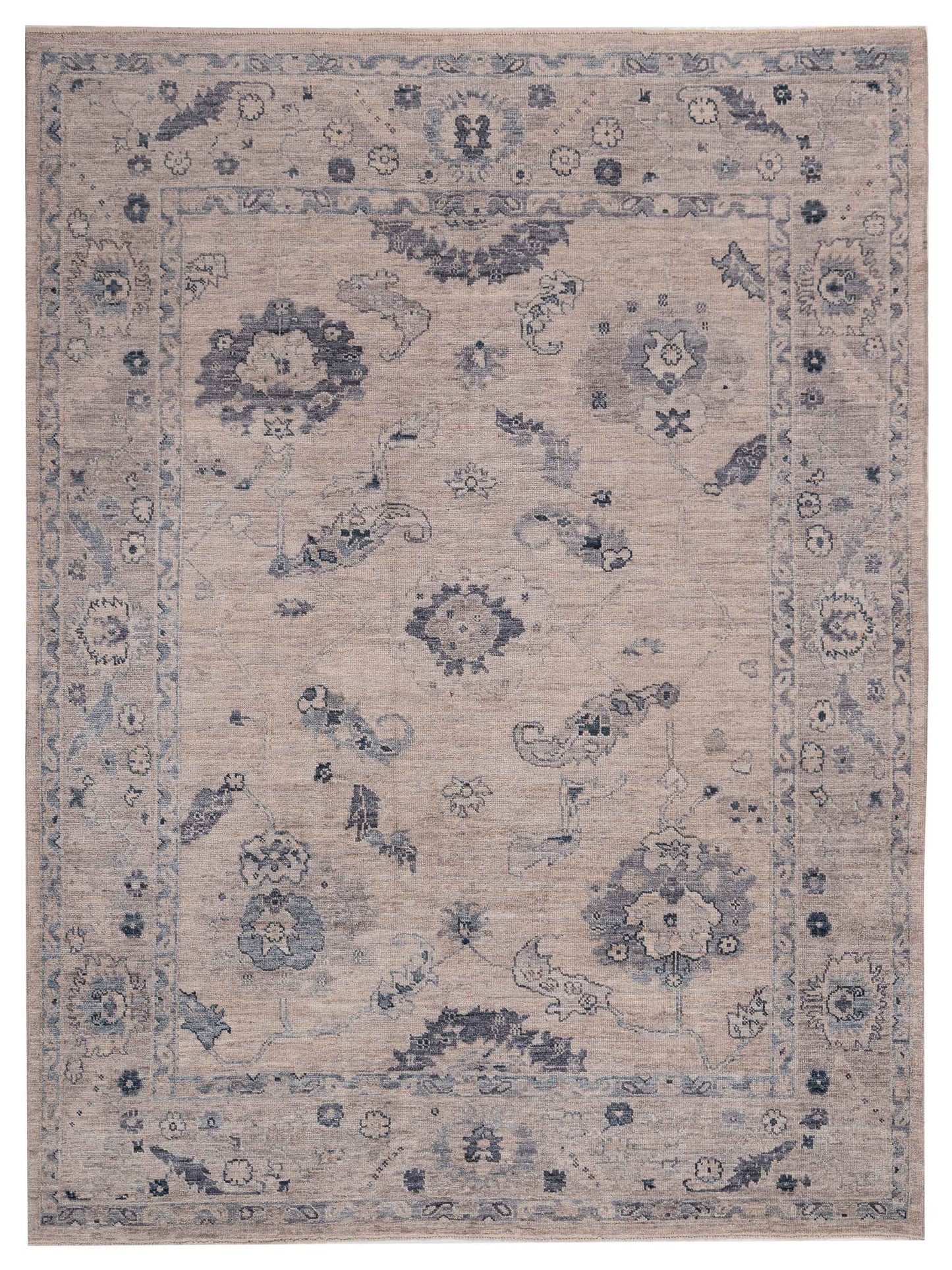 Anadol Angora Oushak  Gray Gray Traditional
