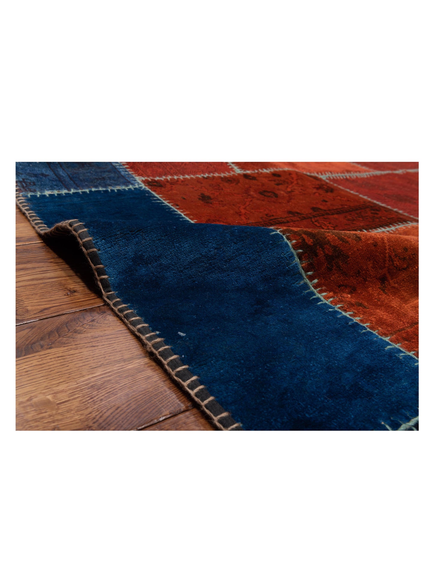 Turkish Vestige Patchwork 114245 Multi 8.7x11.1 Hand Knotted Rug