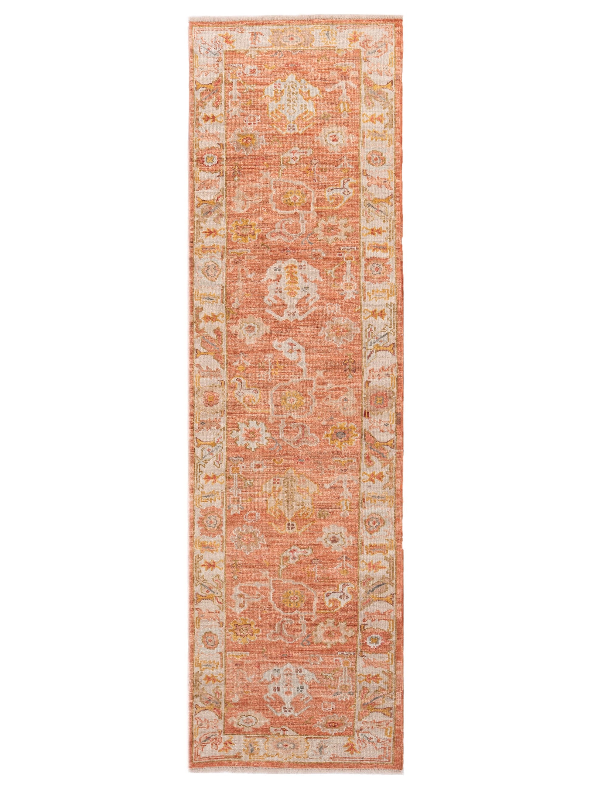 Anadol Angora Oushak  Pink Ivory Traditional