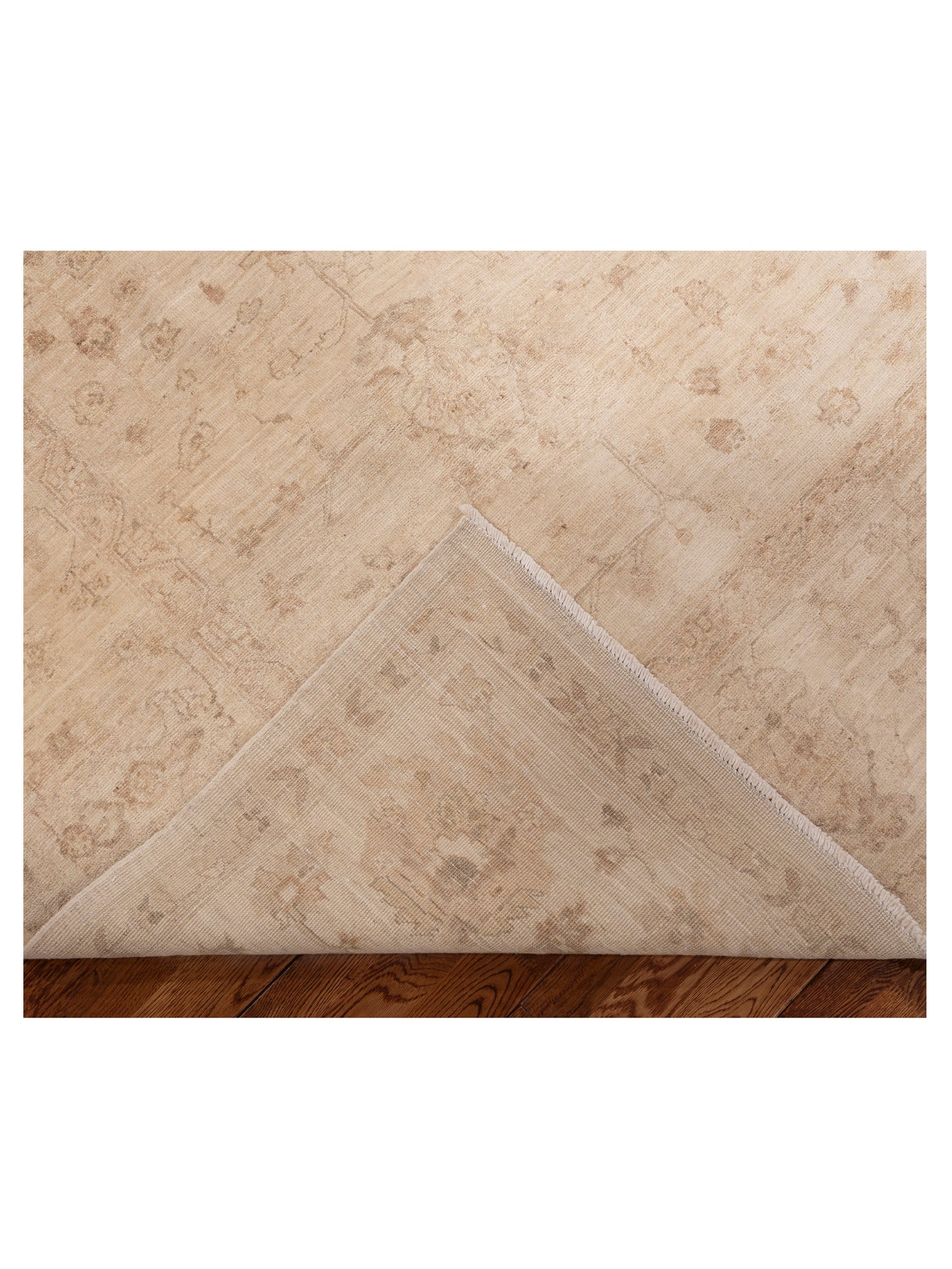 Laila 115278 Ivory Beige 8.2x10.2 Hand Knotted Rug