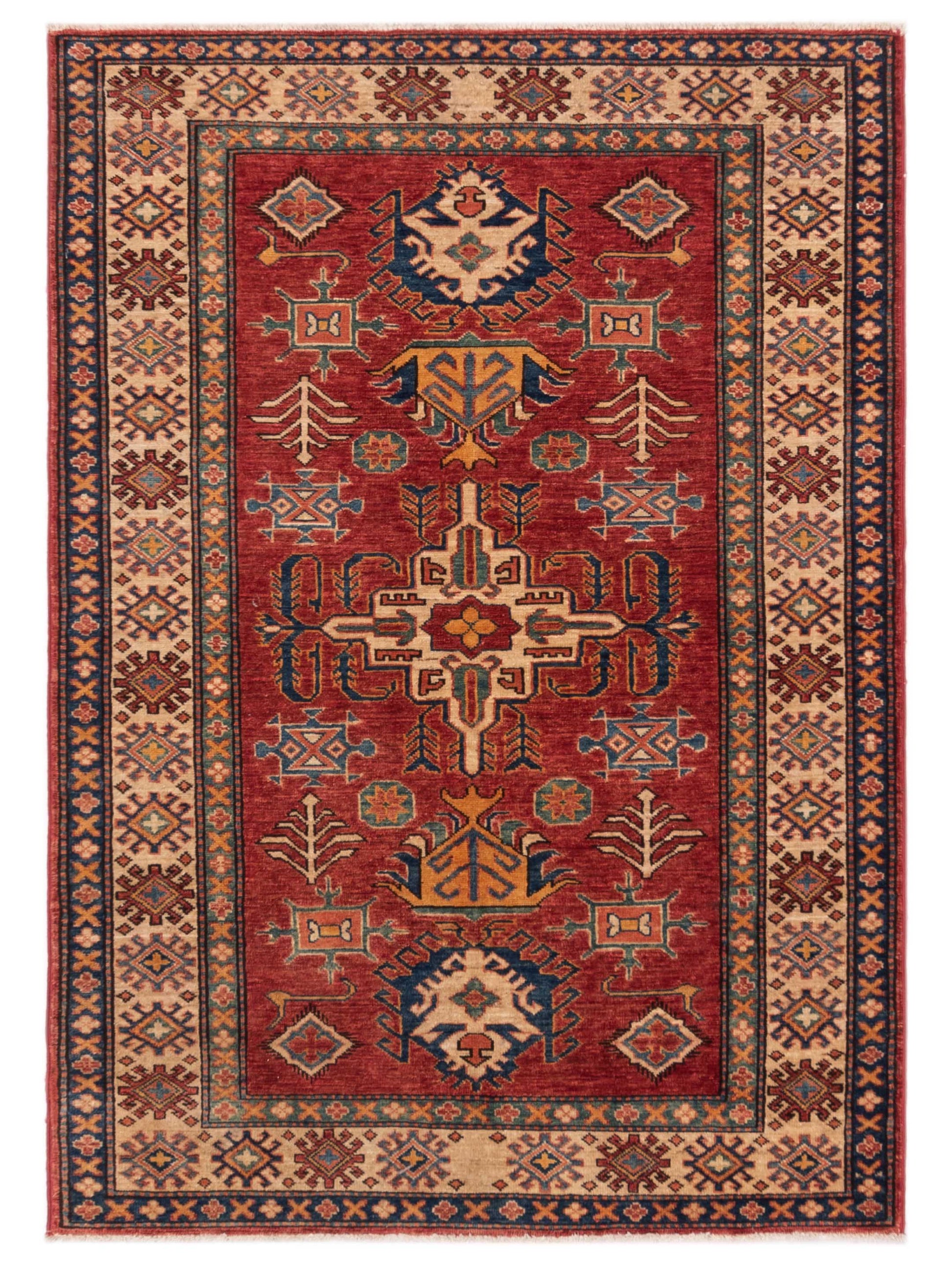 Nomad Super Kazak  Red Beige Tribal