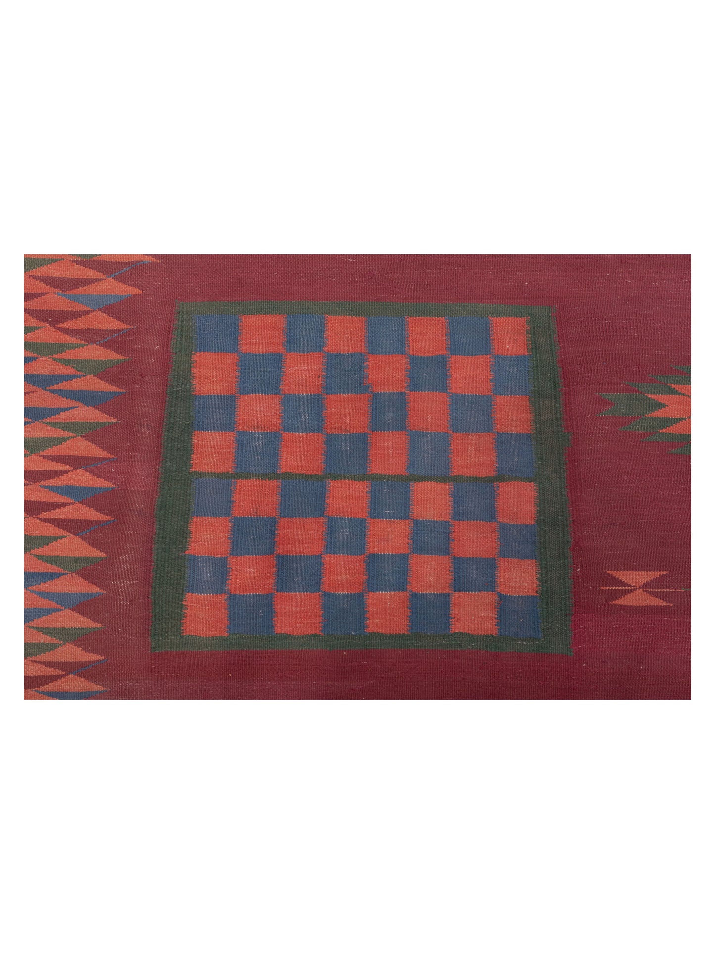 Transilvanian Kilim 25982 Pink Blue 9.3x12.7 Hand Woven Rug