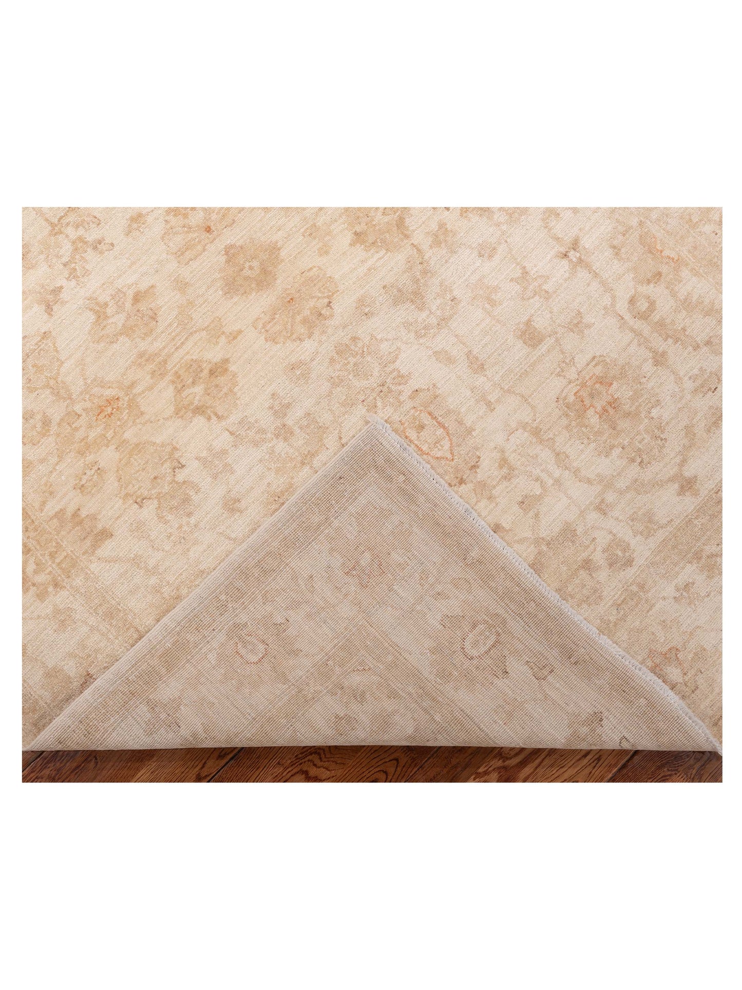 Sultan 115429 Ivory Ivory 4.11x6.10 Hand Knotted Rug