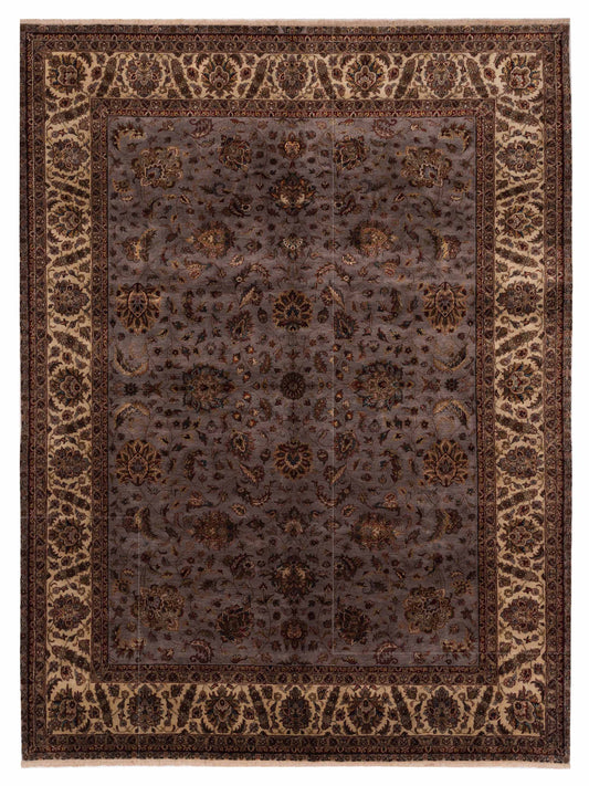 Rajpur Crown  Gray Ivory Transitional