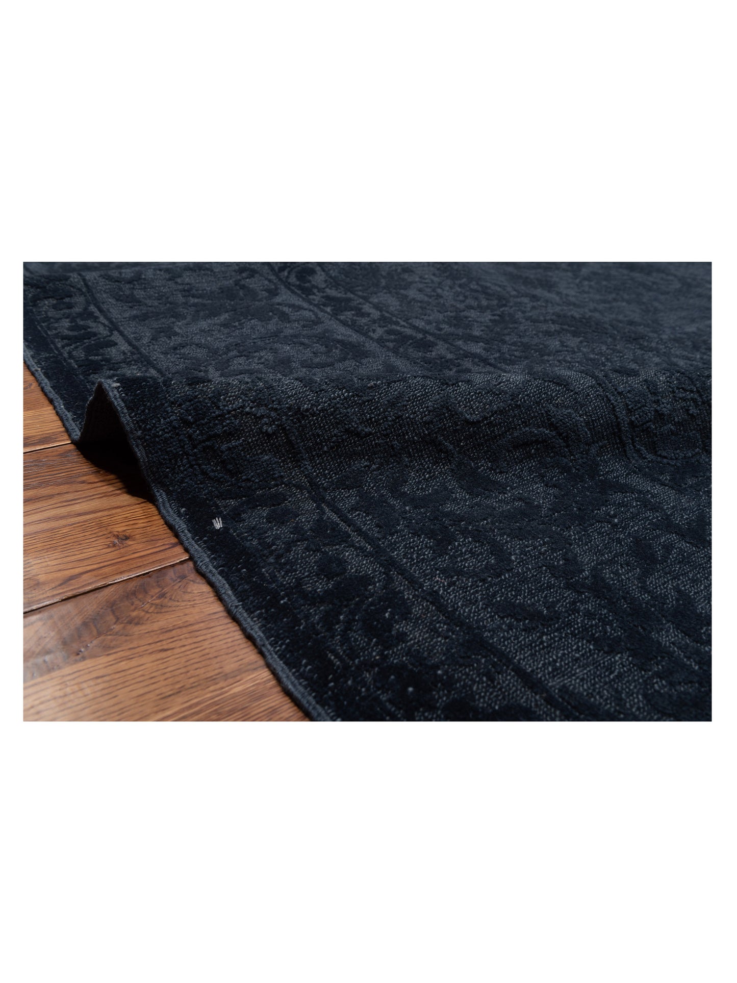 Defne Claire Dark Gray 9.2x11.10 Hand Knotted Rug