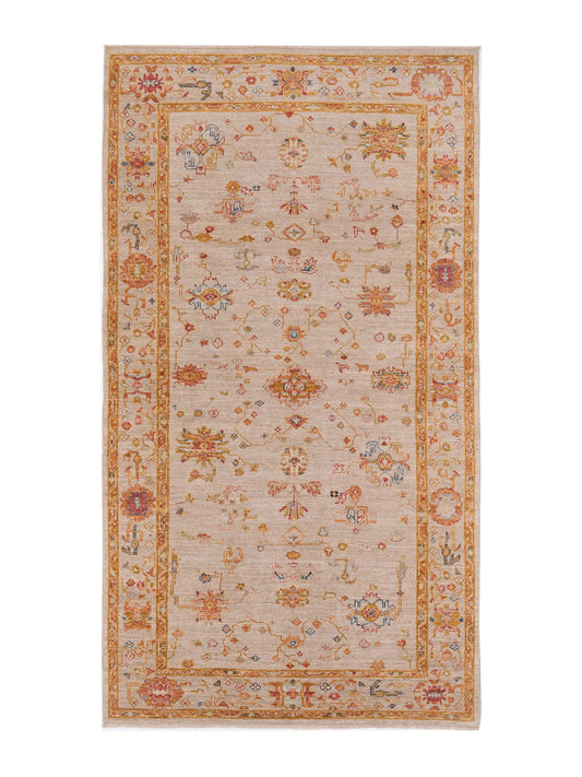 Anadol Angora Oushak  Ivory Silver Traditional