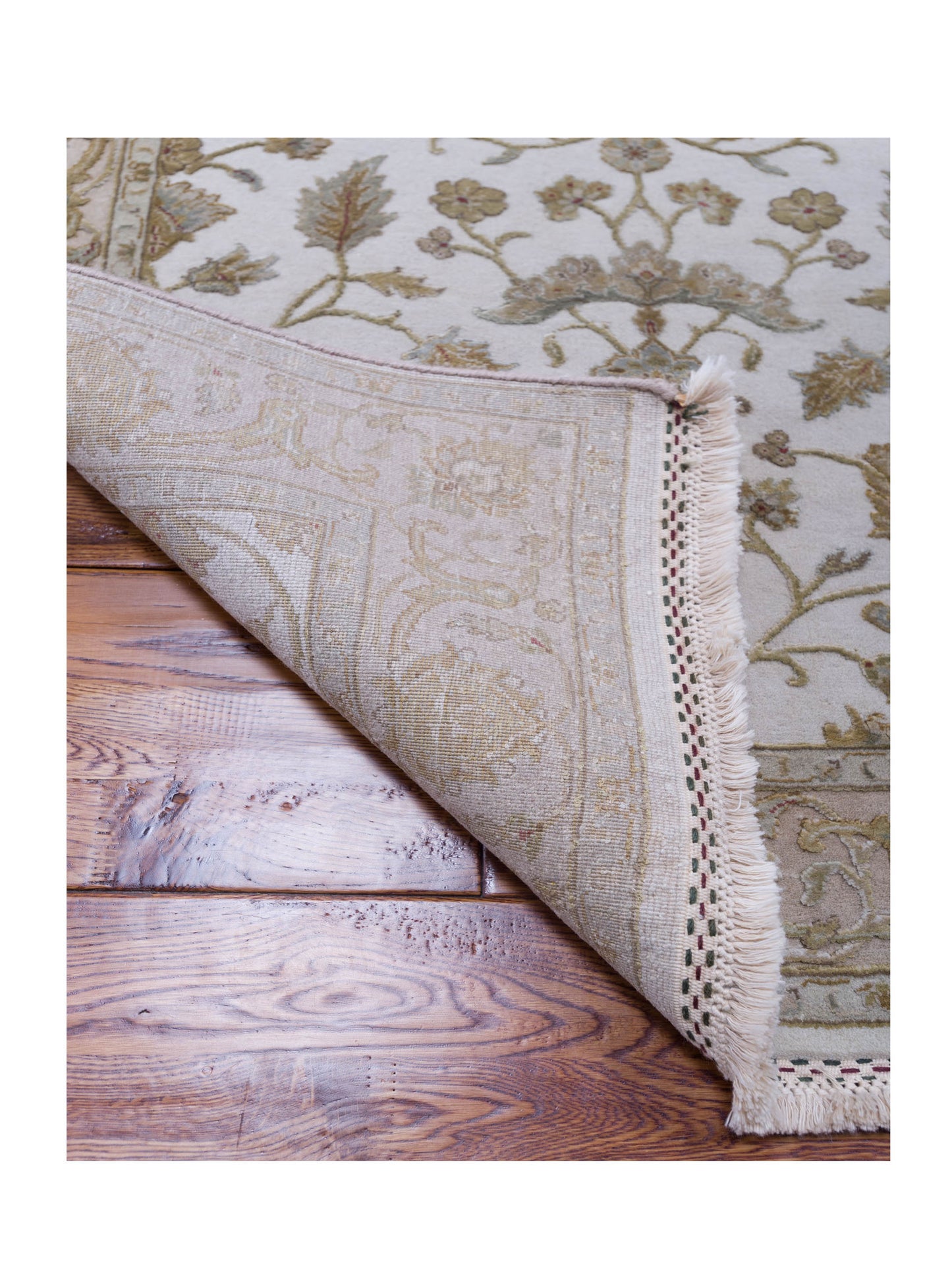 Imperial Silk 121024 Ivory Beige 3x5 Hand Knotted Rug