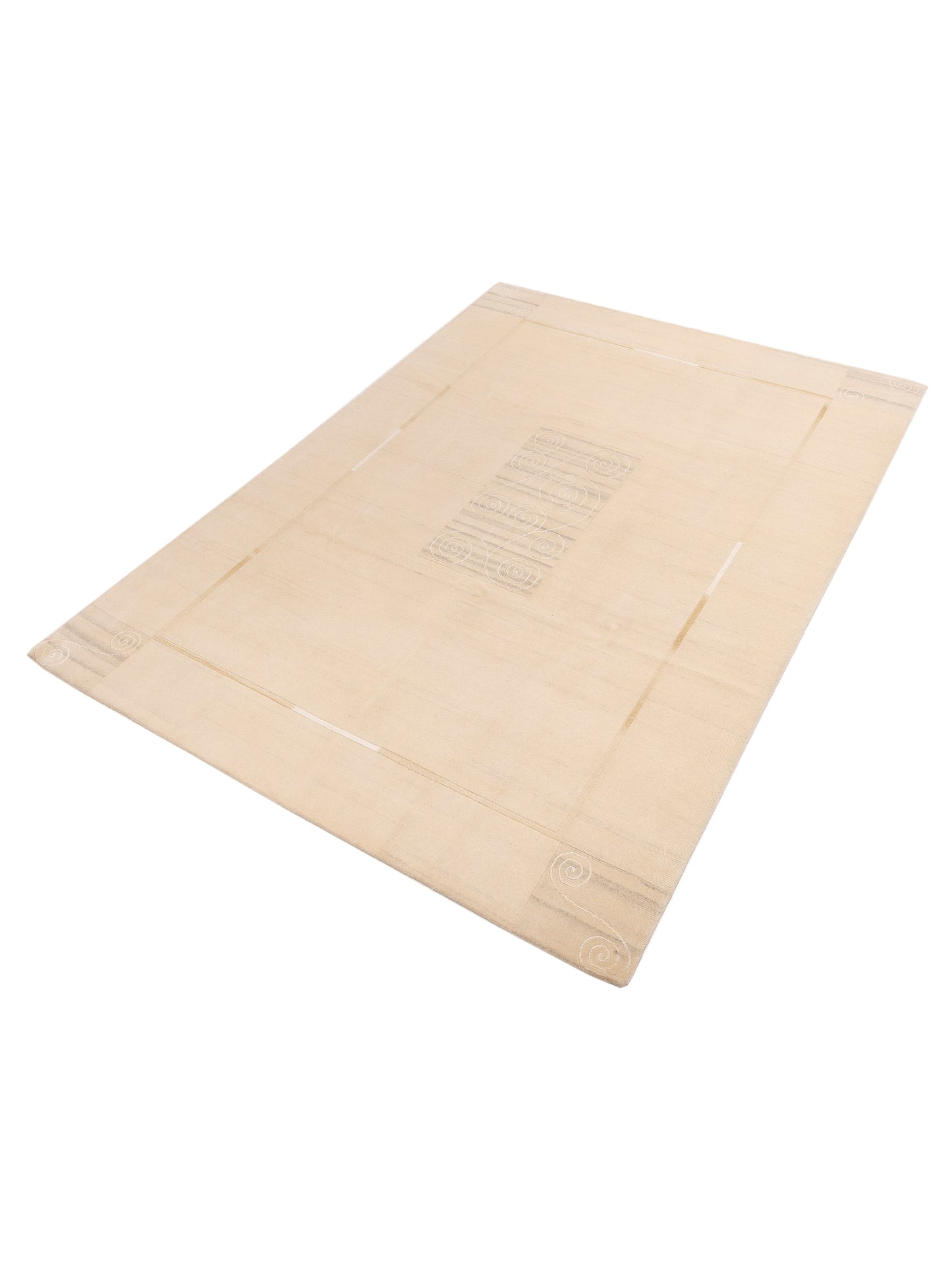 Himalayan 96088 Ivory 8.1x11.5 Hand Knotted Rug