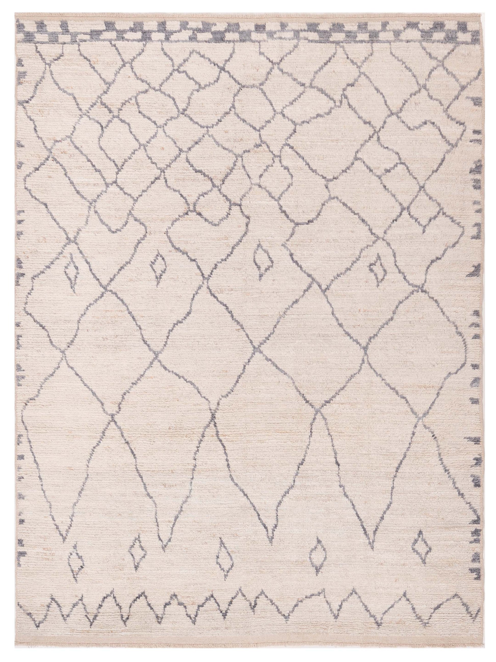 Pasha Berber  Ivory Gray Contemporary