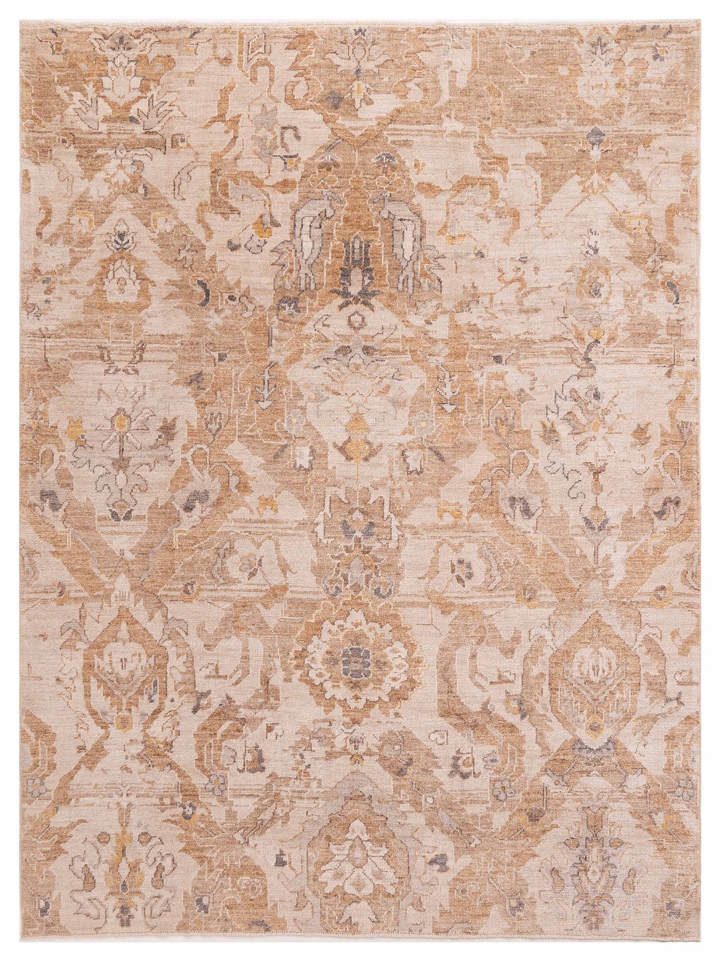 Anadol Angora Oushak  Gold Beige Traditional