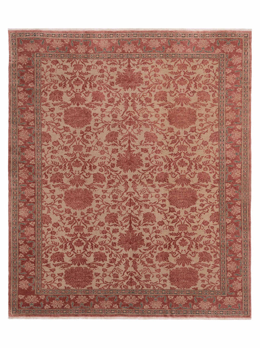 Pasha Turkish Elvan  Cream Pink Traditional