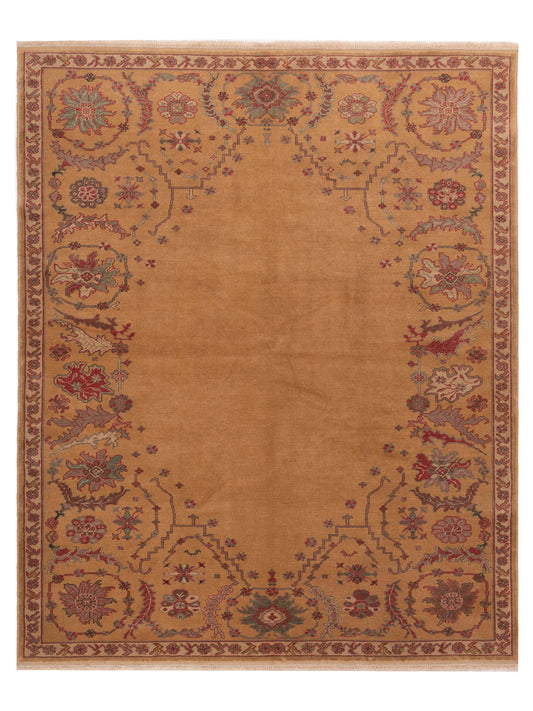 Pasha Antique Loom  Gold Gold Traditional