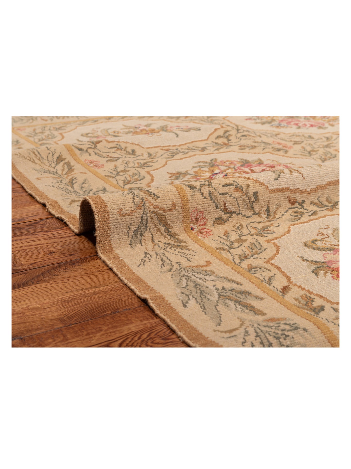 Bouquet 107500 Ivory Ivory 5.1x6.6 Hand Knotted Rug