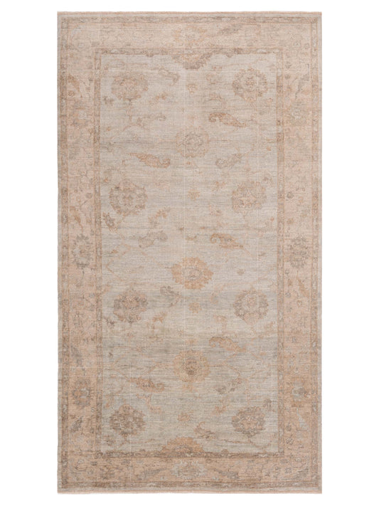 Anadol Angora Oushak  Ice Blue Beige Traditional