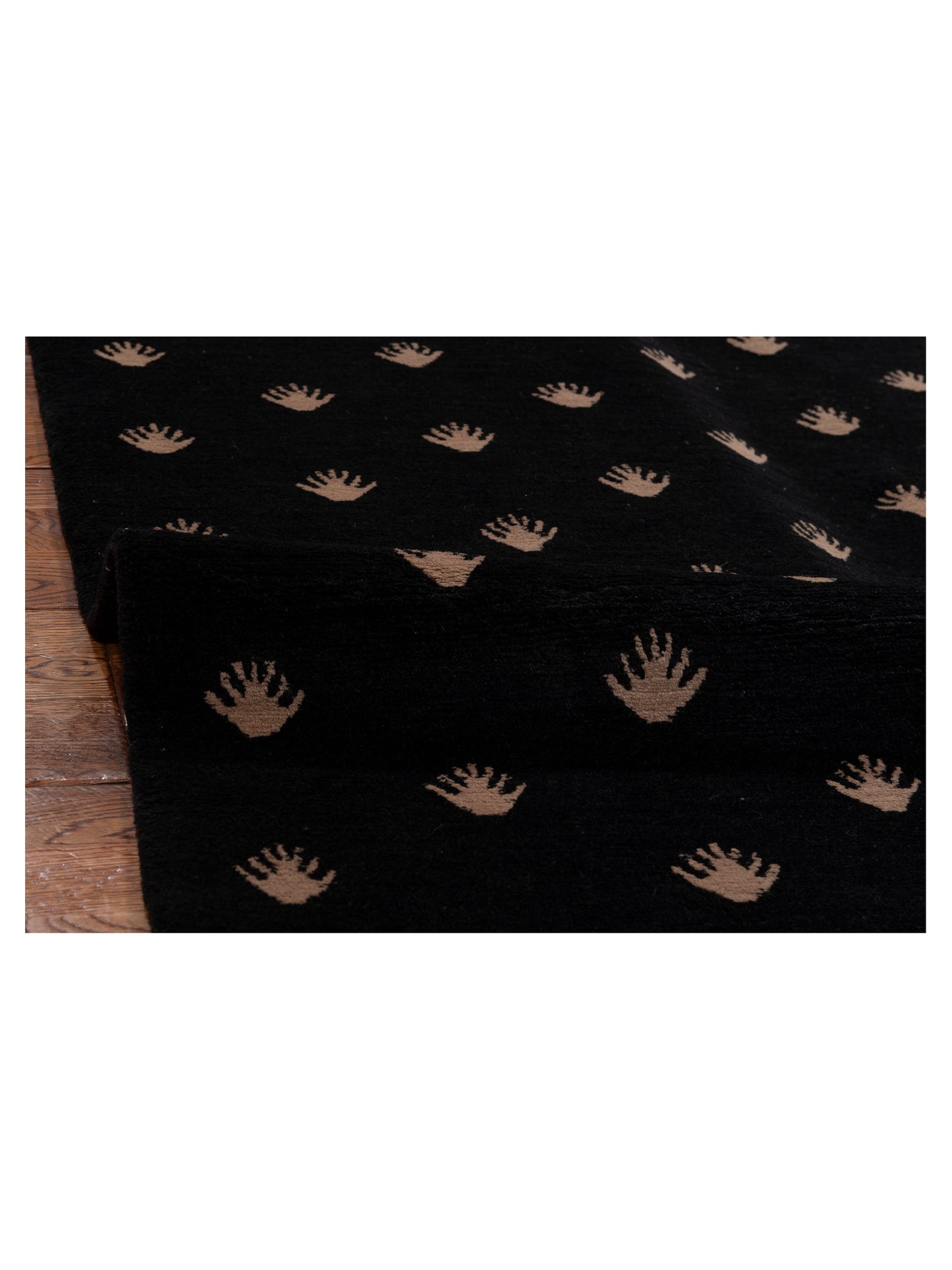 Nepalese 151664 Black 8x10 Hand Knotted Rug
