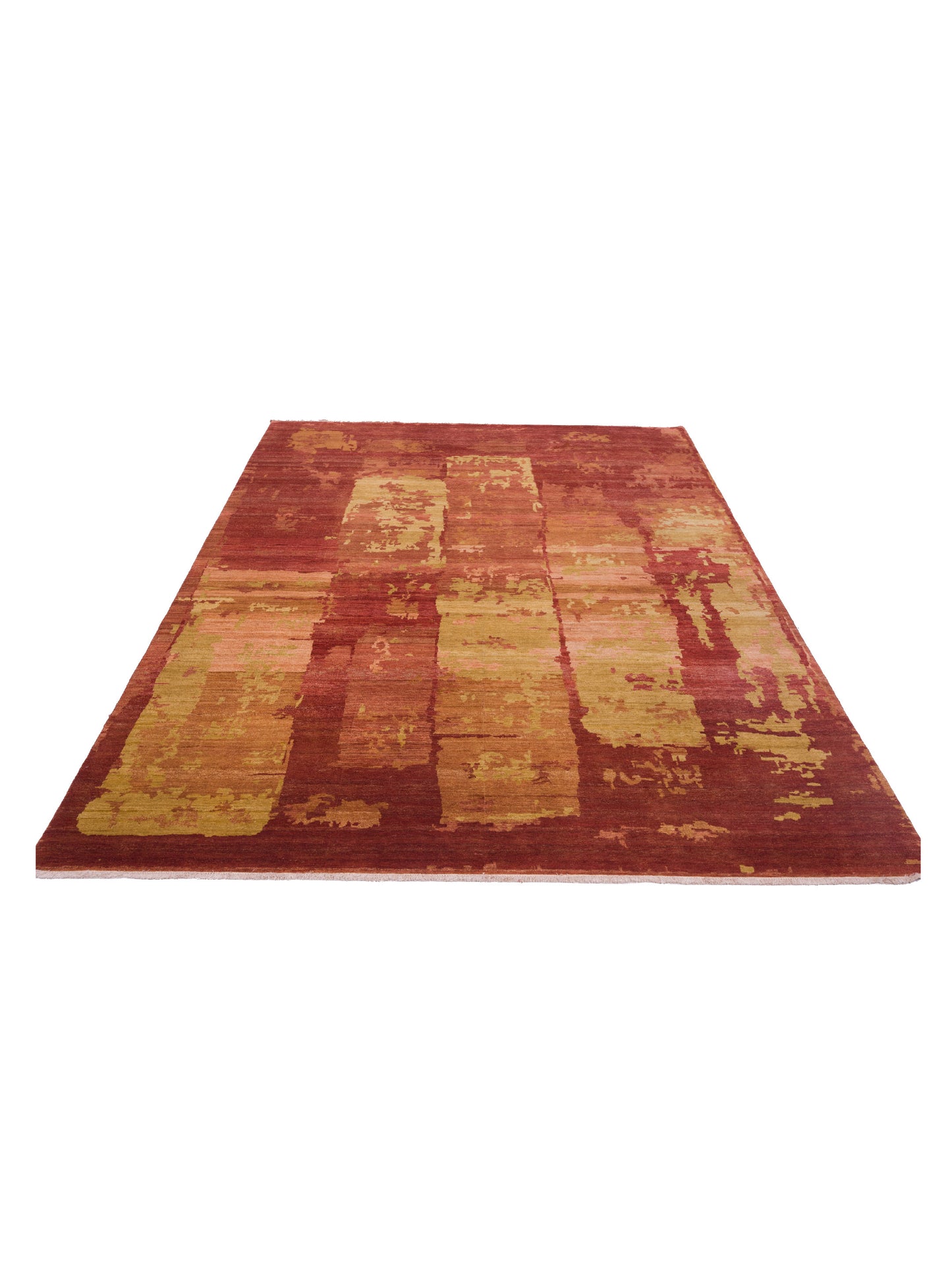 Tibetino 120215 Rust 8.9x11.9 Hand Knotted Rug