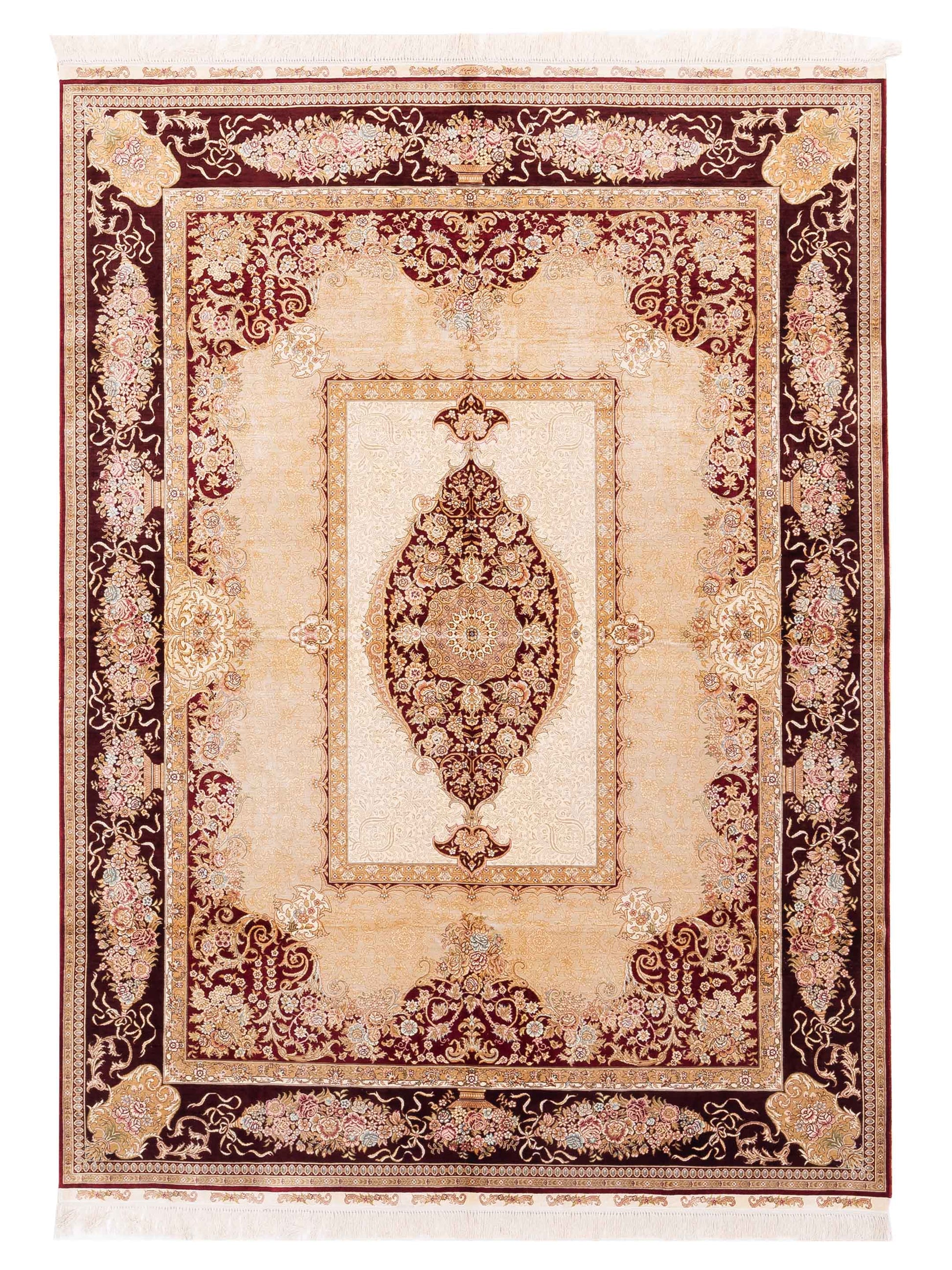 Pasha Elegance  Camel Burgundy Traditional