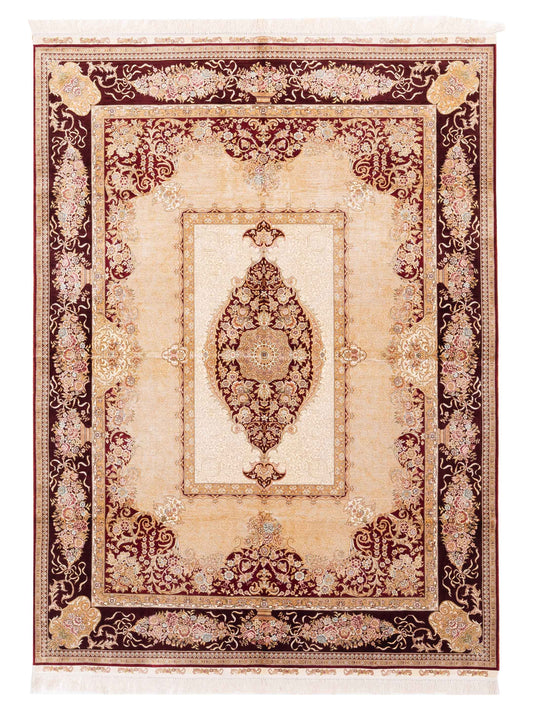 Pasha Elegance  Camel Burgundy Traditional