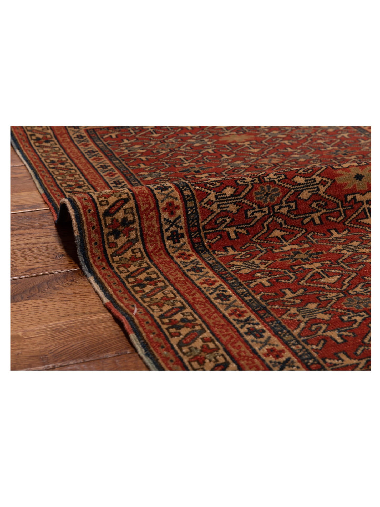 Antique Loom 147339 Red Ivory 2.9x3.8 Hand Knotted Rug
