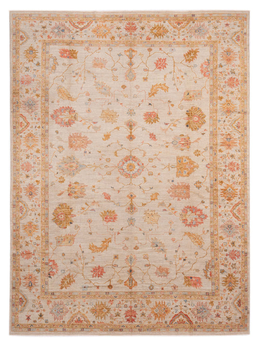 Anadol Angora Oushak  Ivory Ivory Traditional