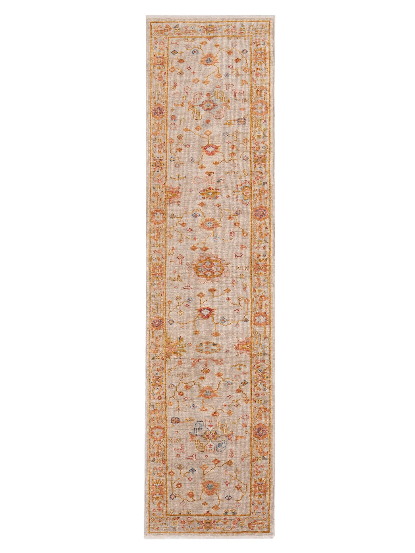 Anadol Angora Oushak  Ivory Silver Traditional
