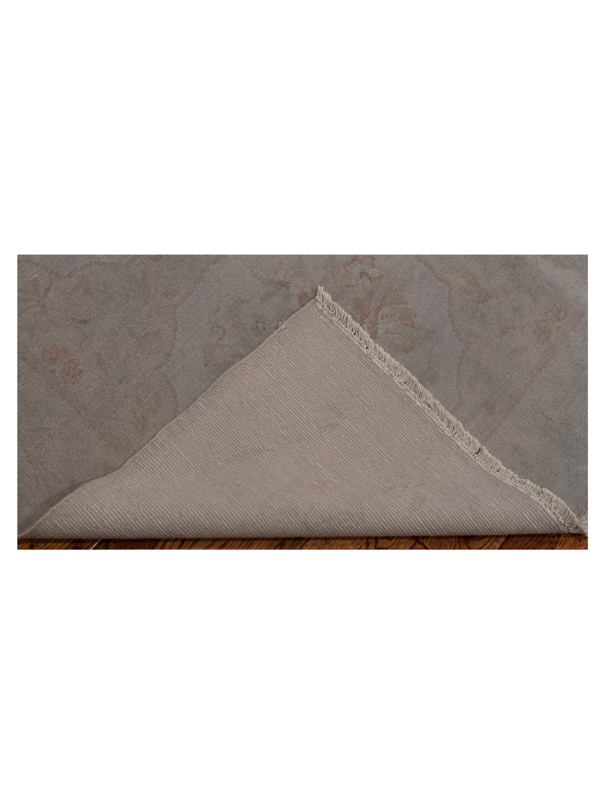 Vintage 107497 Gray 4.11x6.3 Hand Knotted Rug