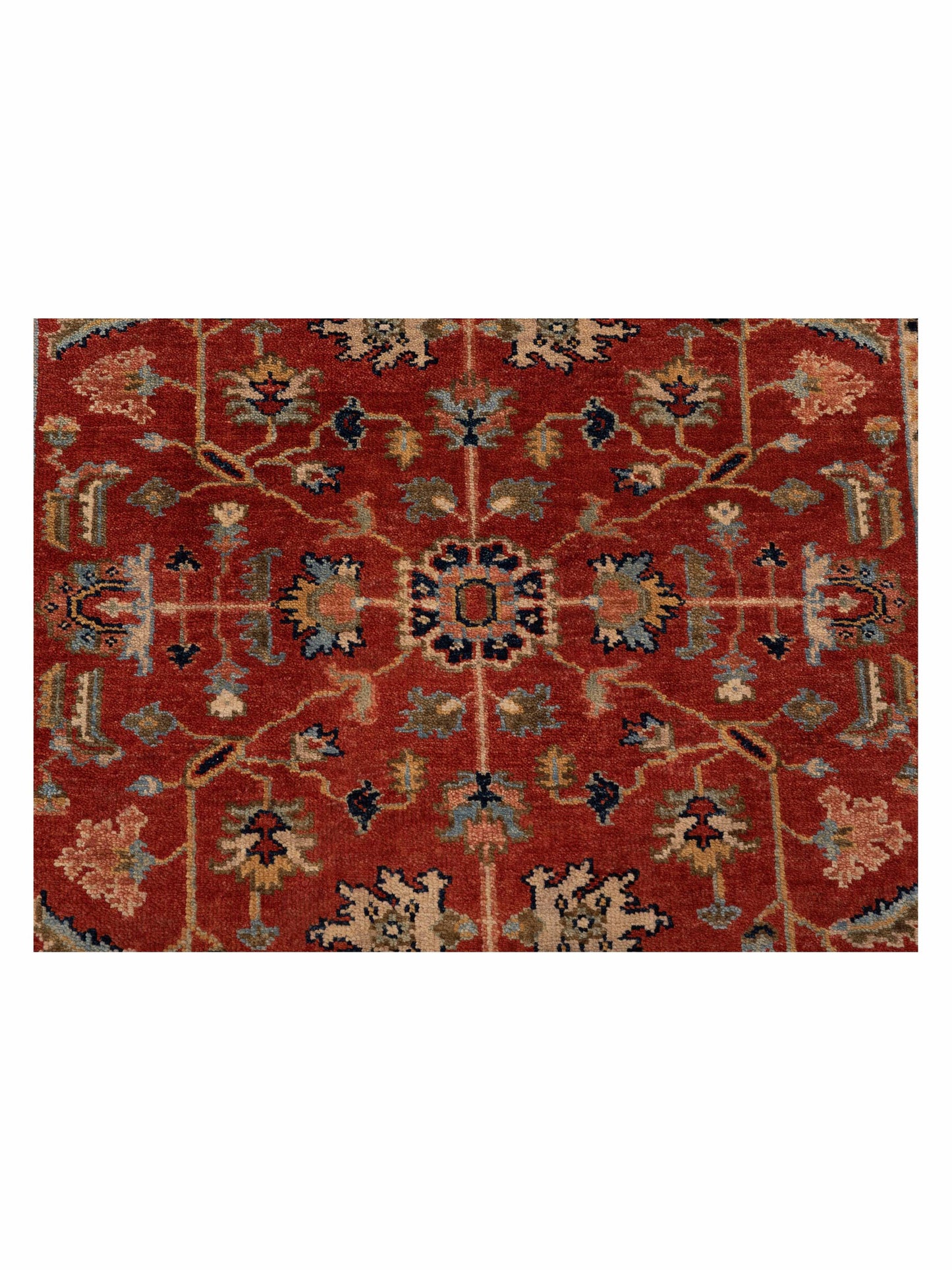 Royal 126624 Rust Navy 4.1x5.10 Hand Knotted Rug