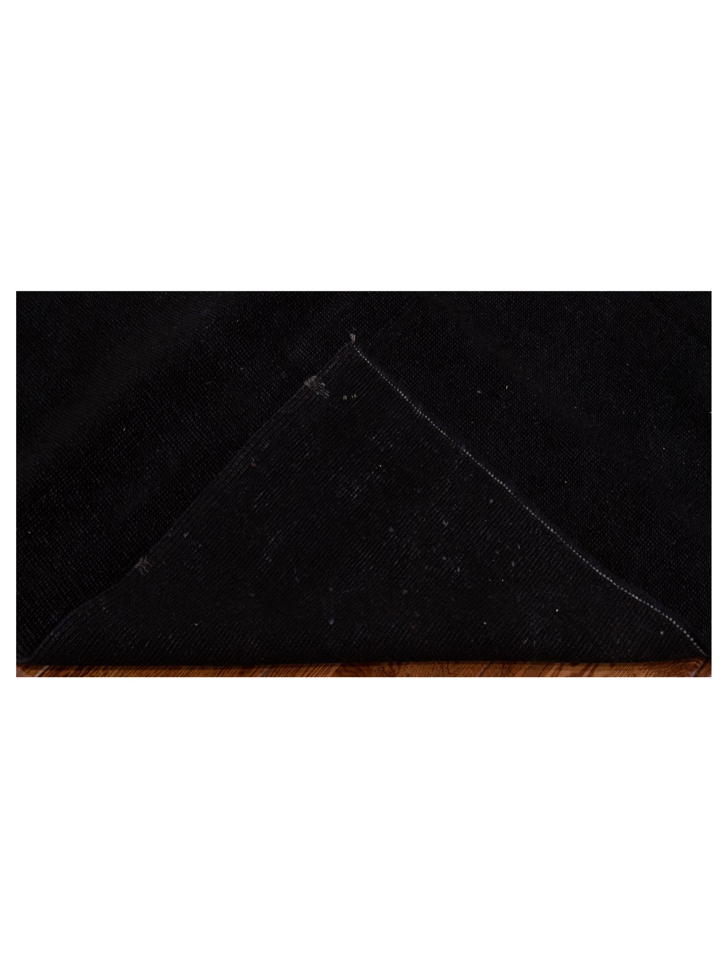 Vintage 75103 Black 6.10x7.10 Hand Knotted Rug