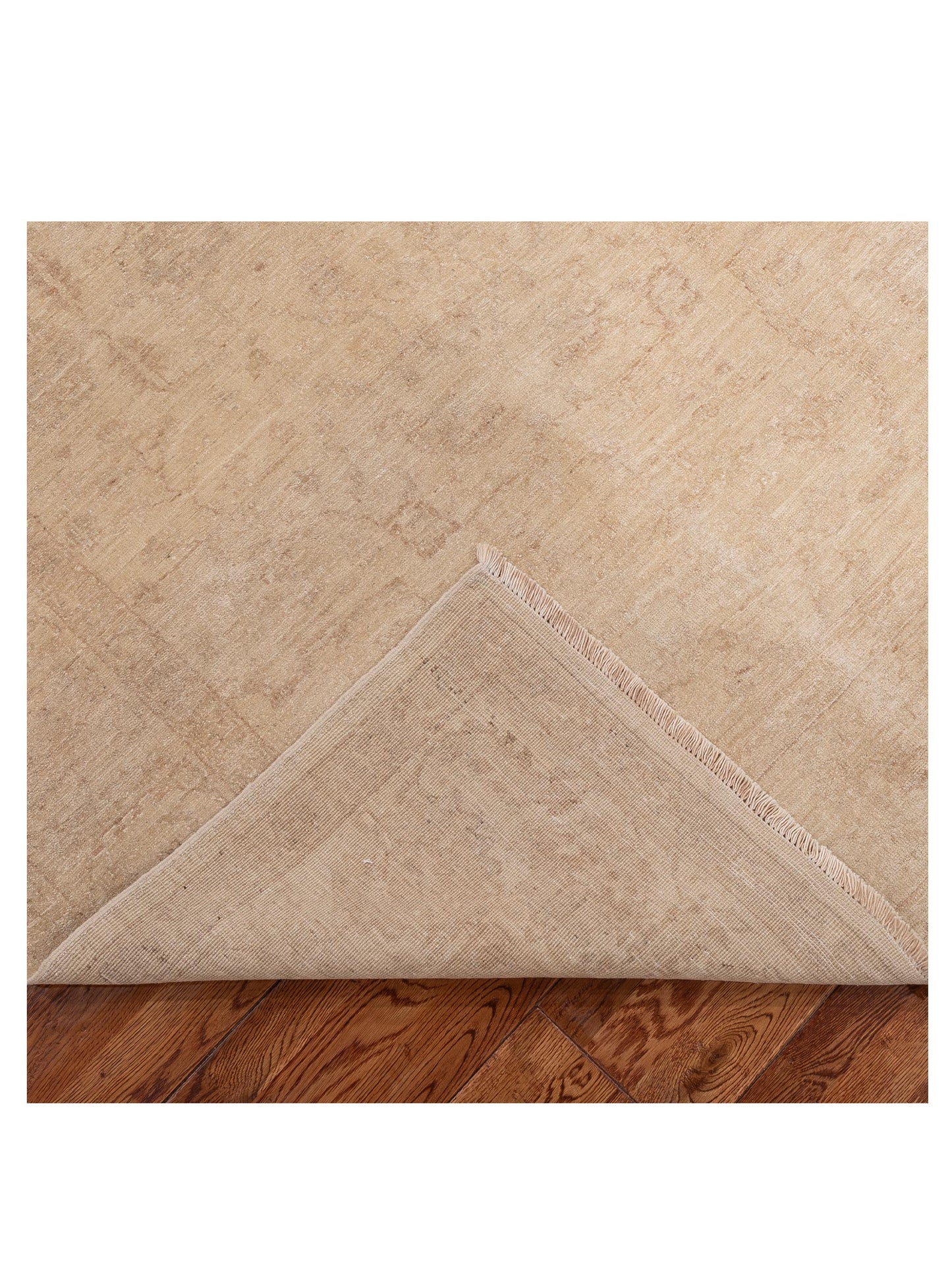 Laila 108816 Ivory Ivory 5.4x7.7 Hand Knotted Rug