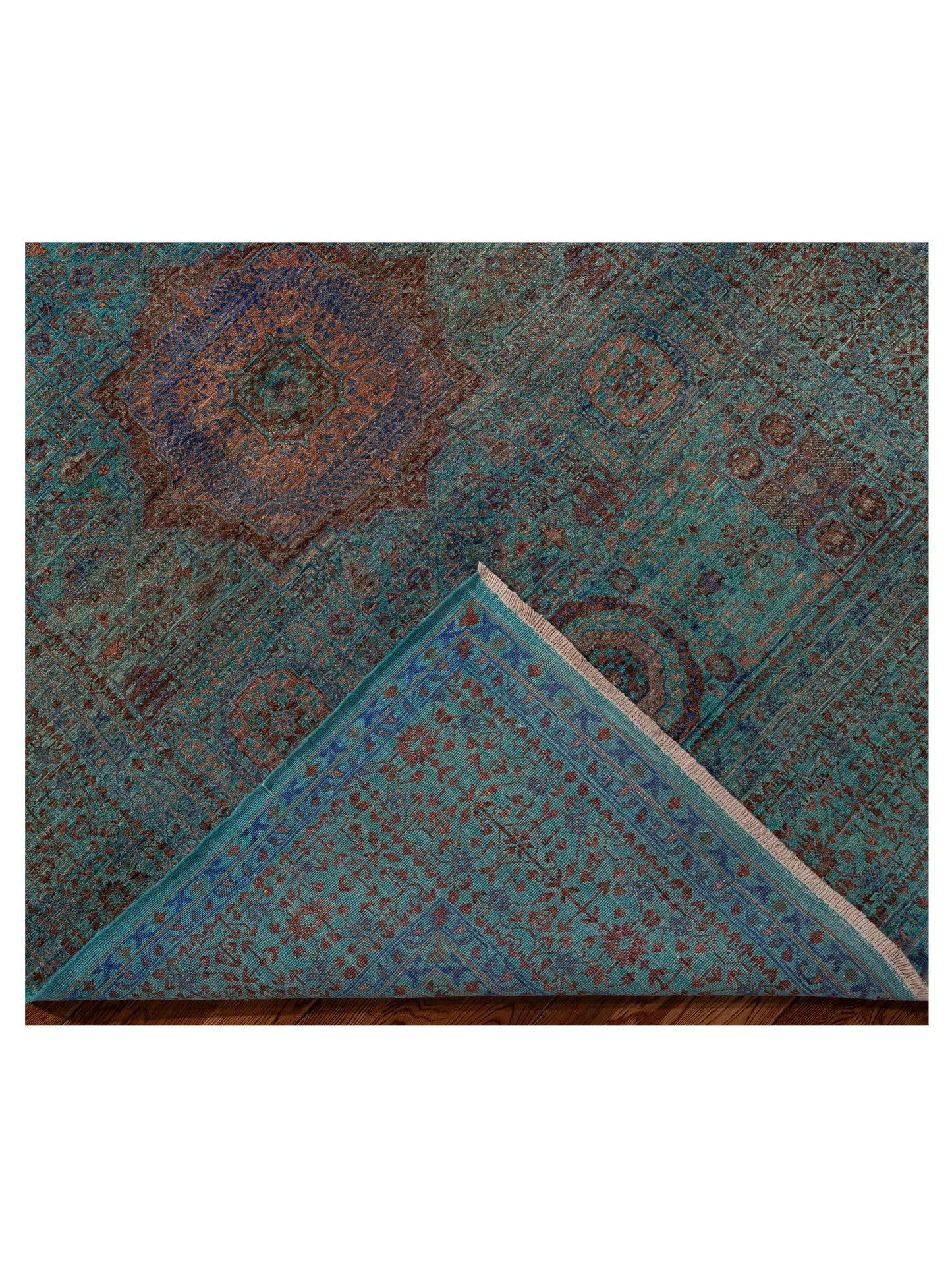 Artisan Mamluk 155302 Blue Blue 5x7.2 Hand Knotted Rug