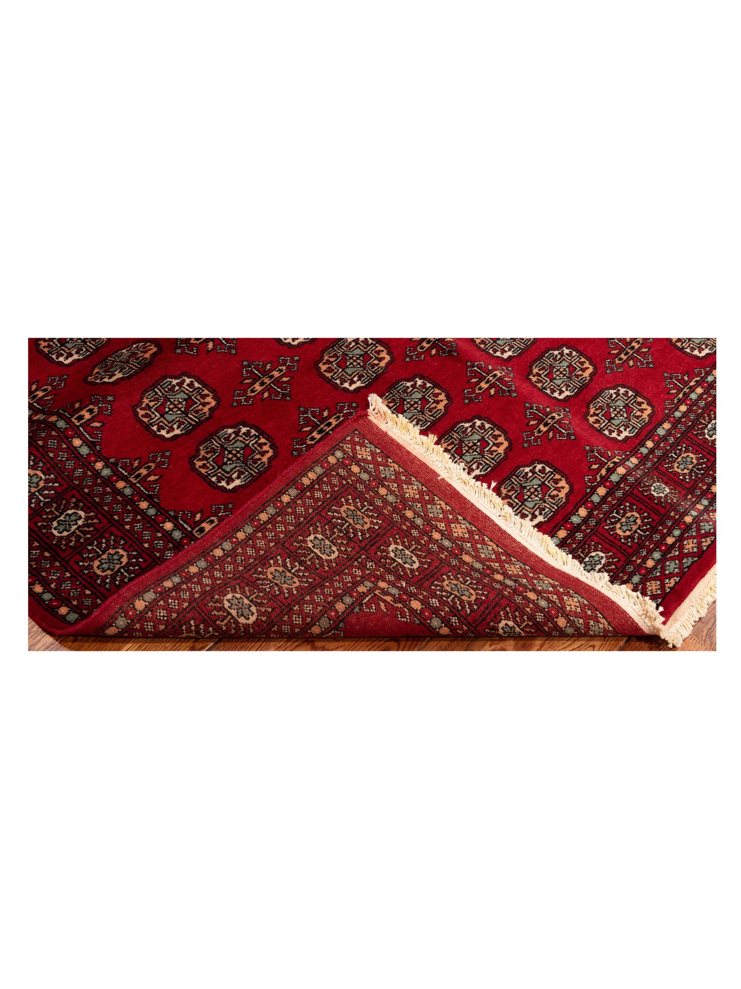 Bokhara 141396 Red Red 4.11x7.8 Hand Knotted Rug