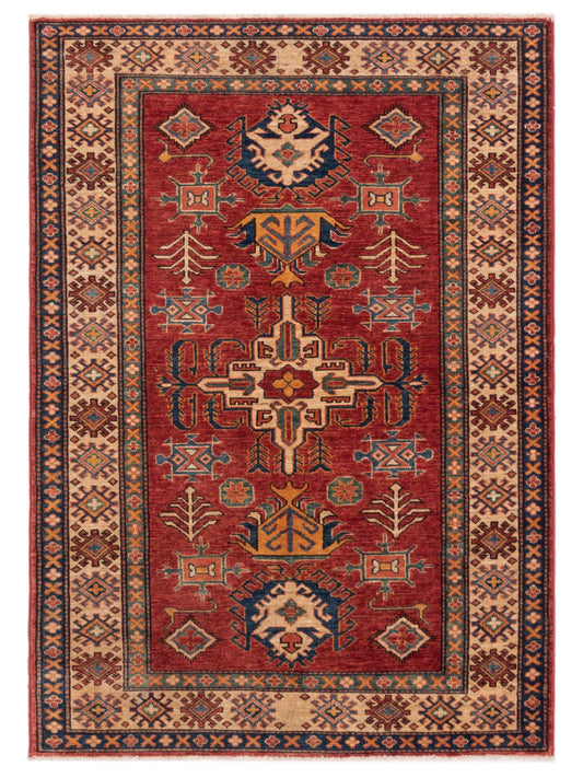 Nomad Super Kazak  Red Beige Tribal