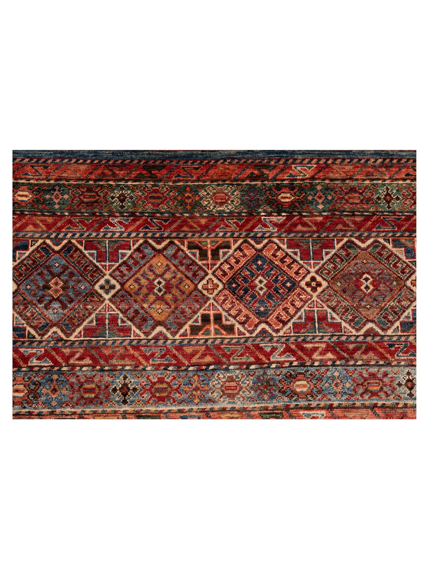 Khorjin 145486 Multi 4.11x6.10 Hand Knotted Rug